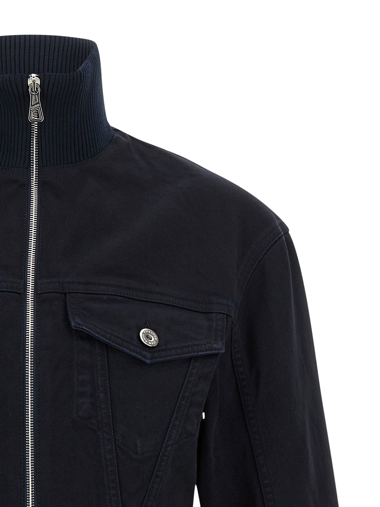 Jean Paul Gaultier Blue Cotton Denim Jacket