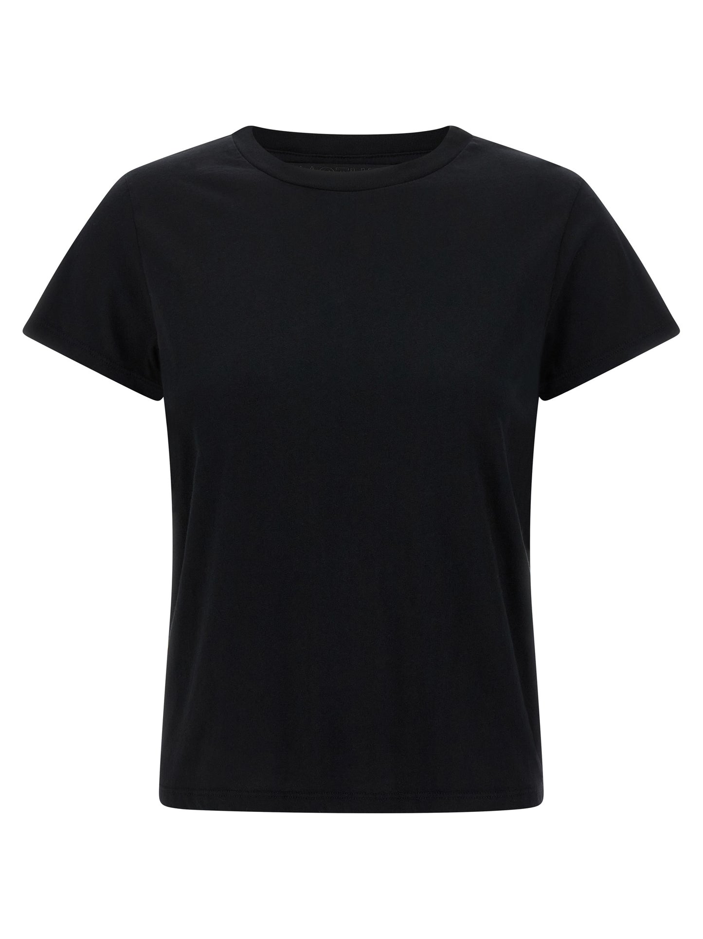 Mother Denim Black Cotton T-Shirt