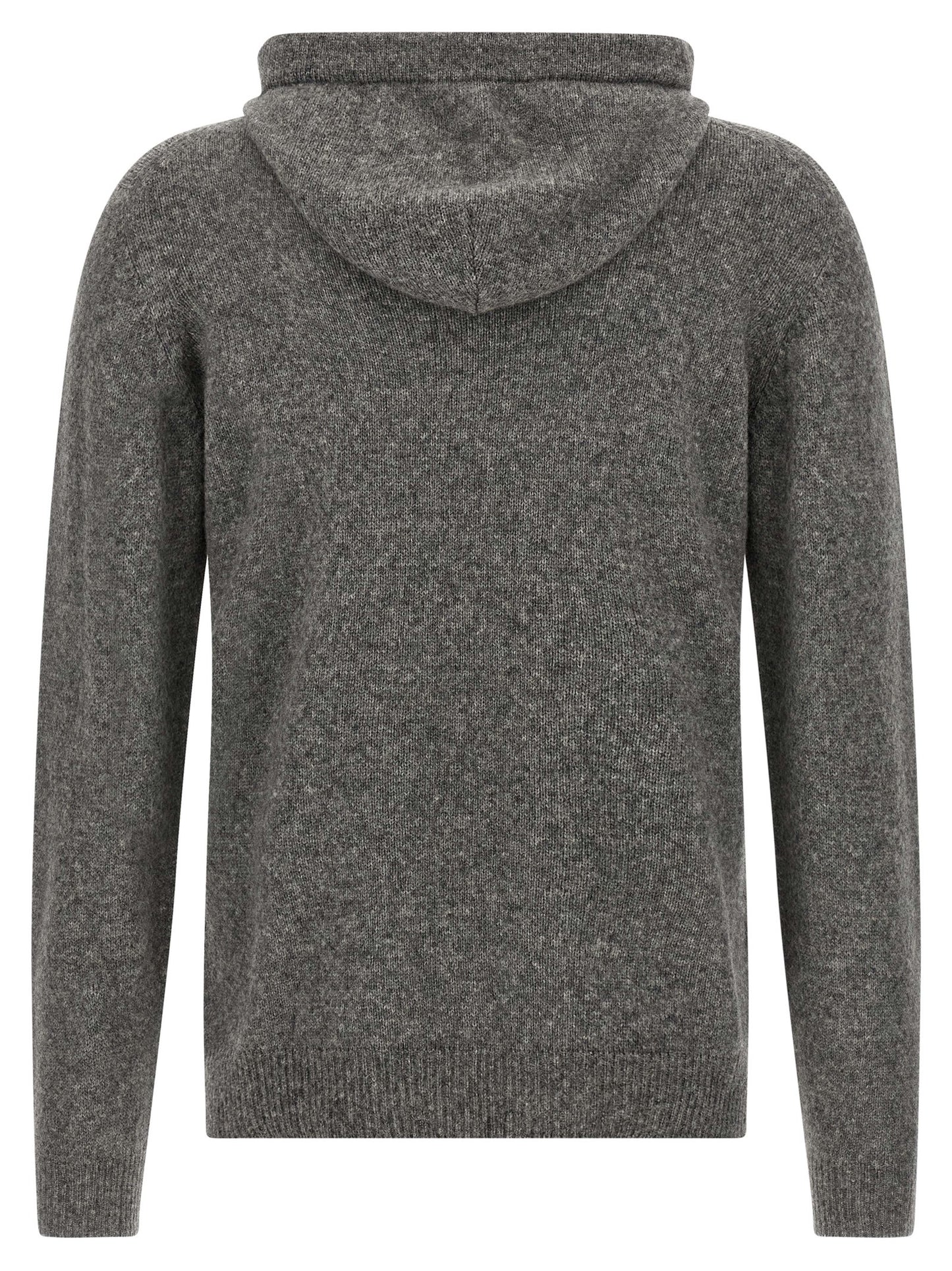 Roberto Collina Gray Virgin Wool Cardigan