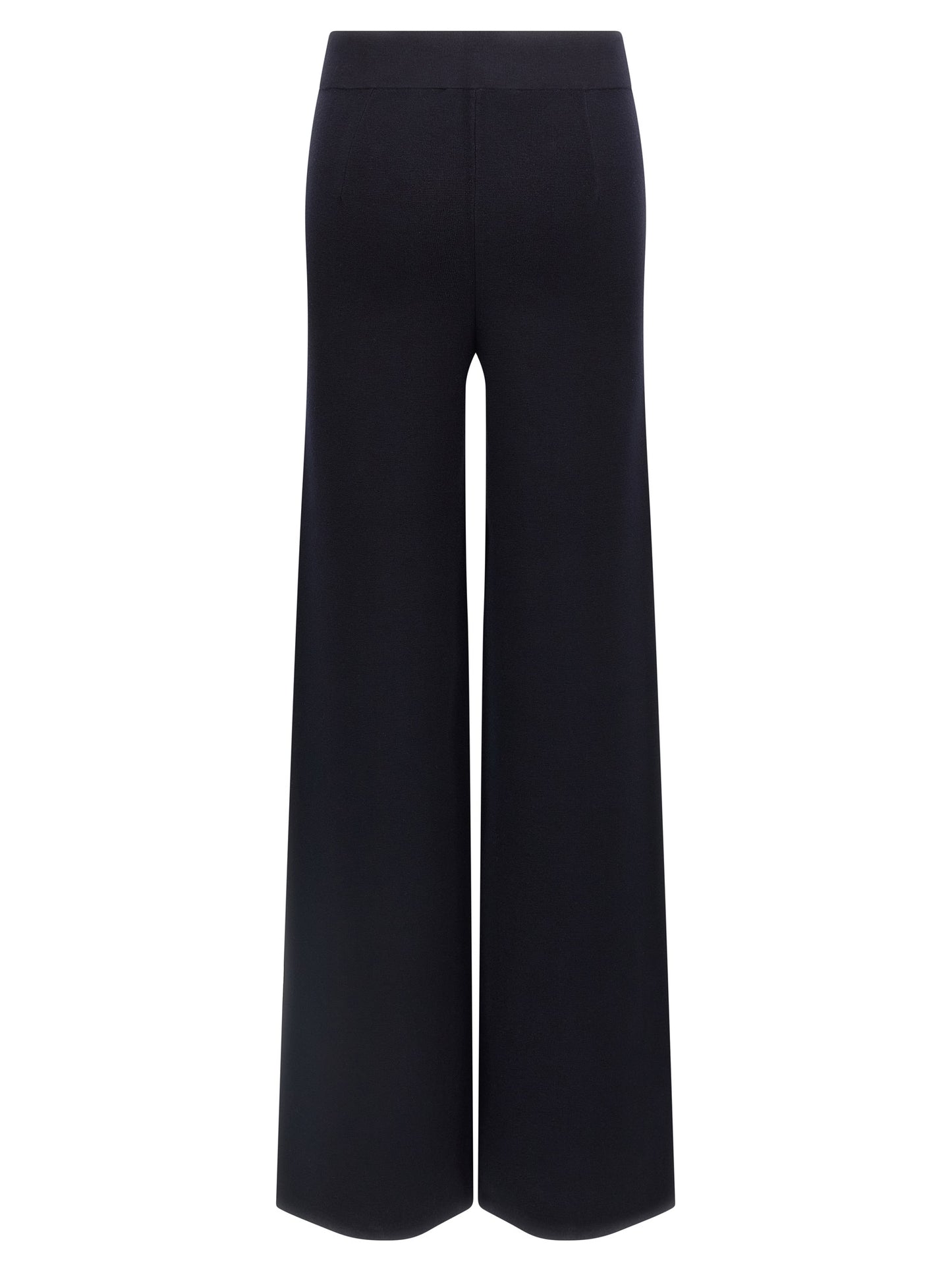 Max Mara Blue Viscose Casual Pants