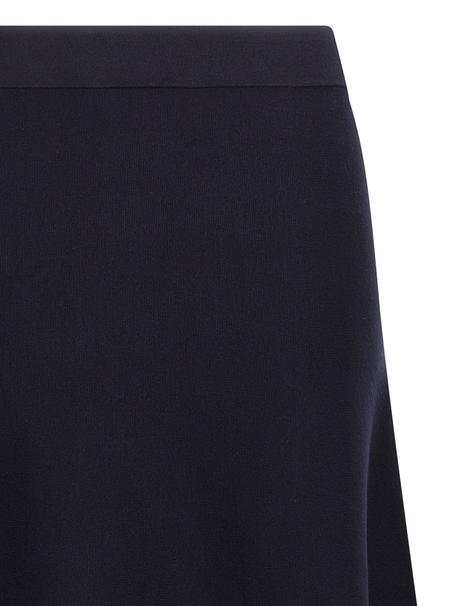 Max Mara Blue Viscose Midi Skirt