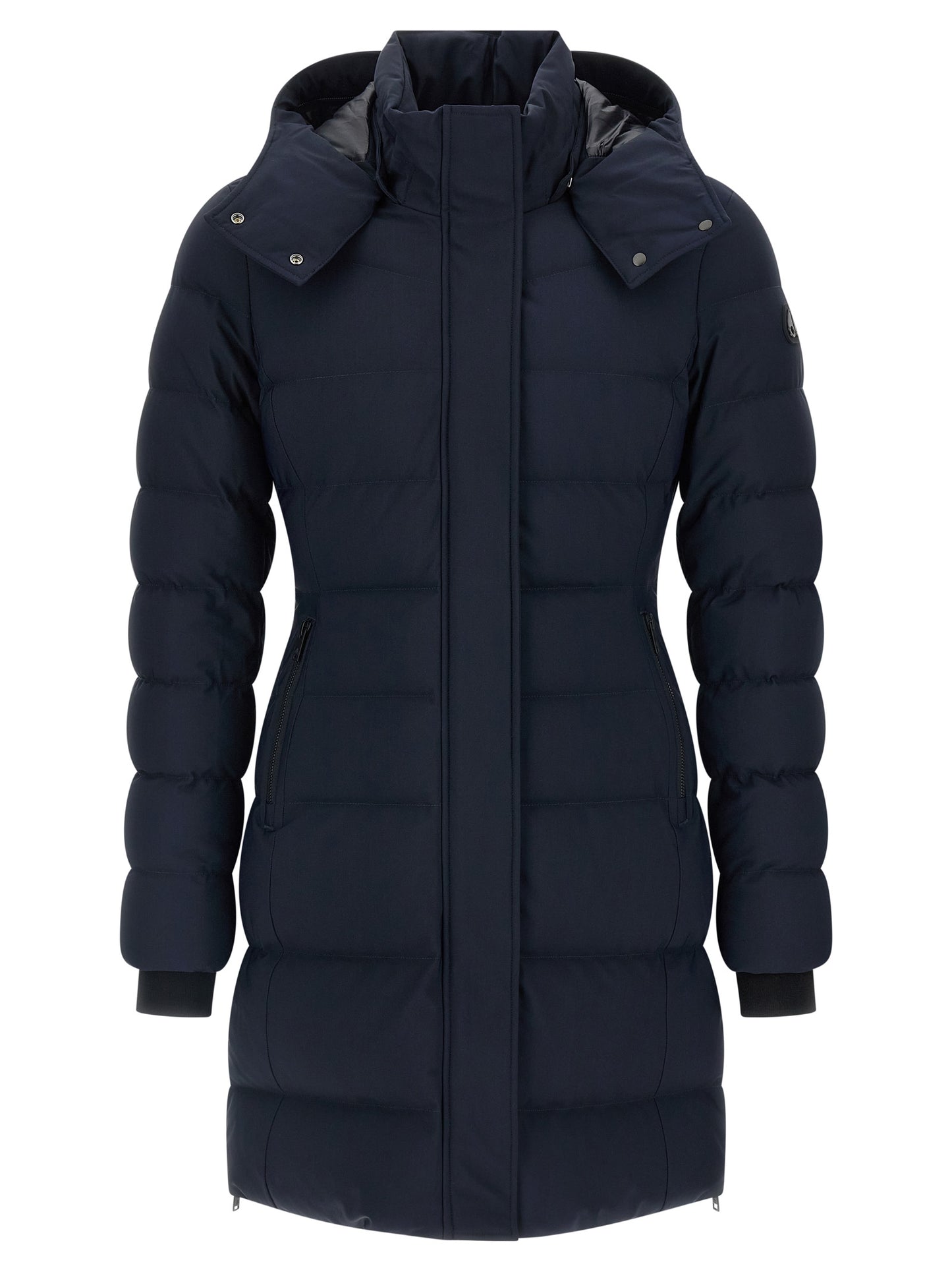 Moose Knuckles Blue Nylon Parka