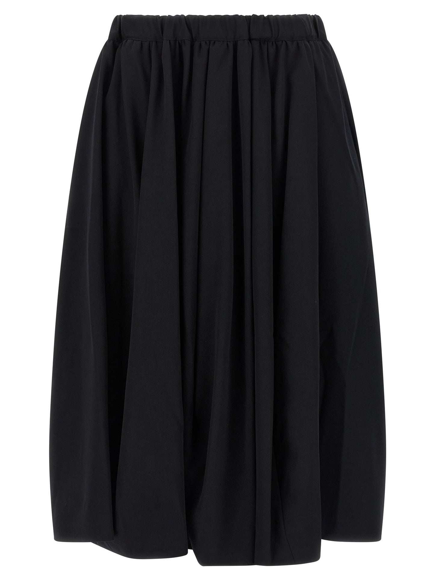 Comme Des Garçons Black Wool Mini Skirt