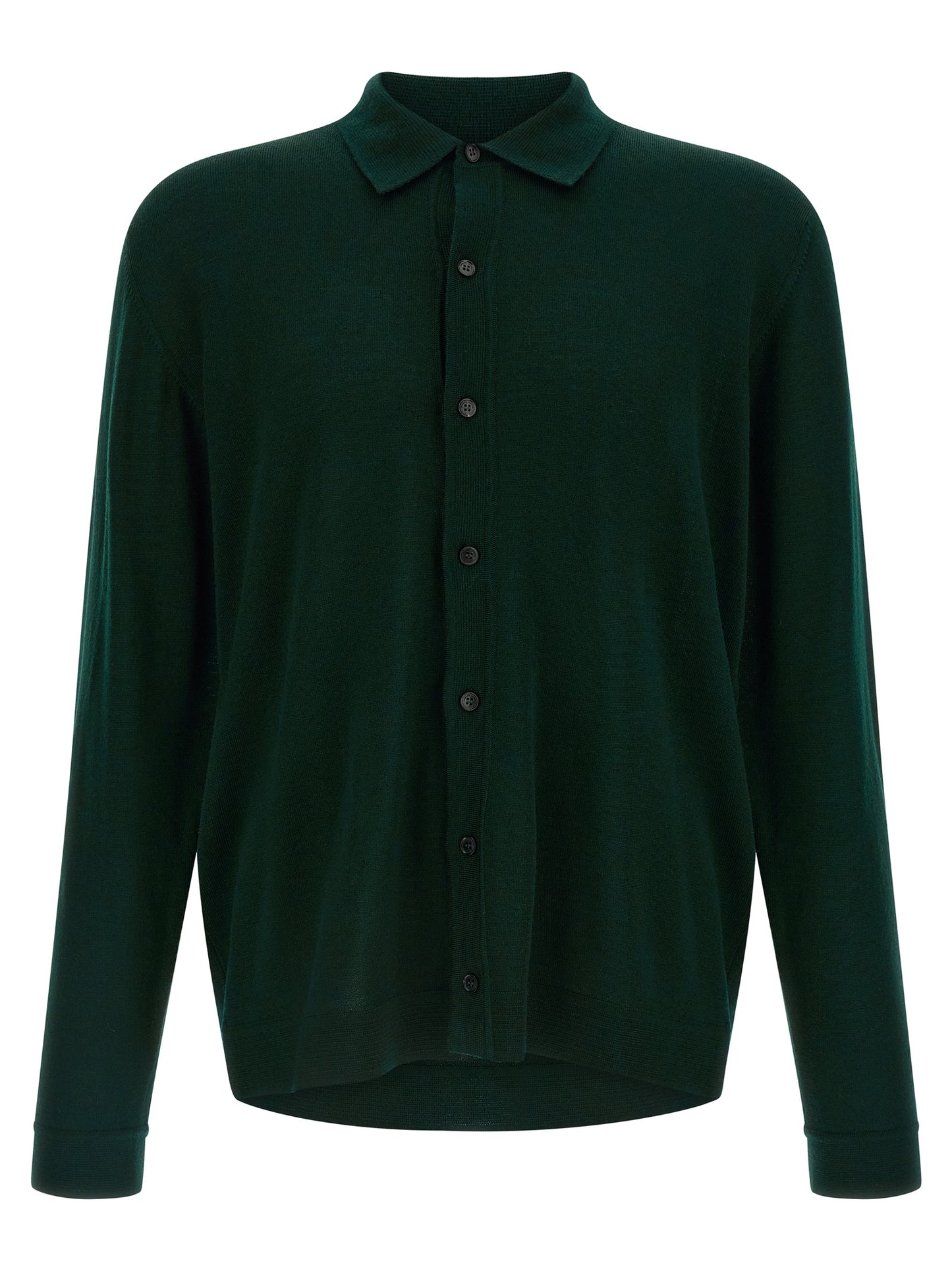 Roberto Collina Bicolor Merino Wool Cardigan
