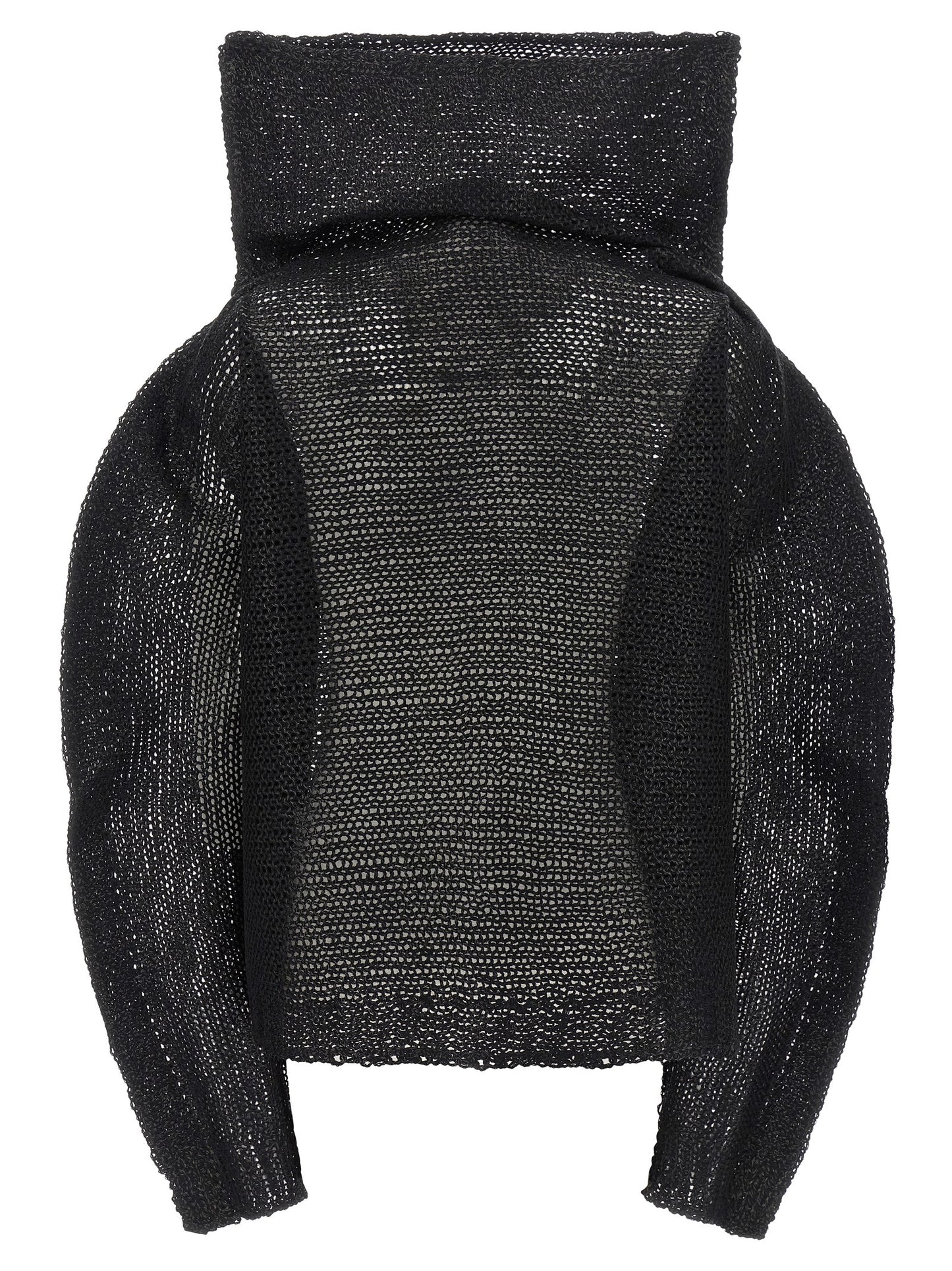 Issey Miyake Black Wool Sweatshirt