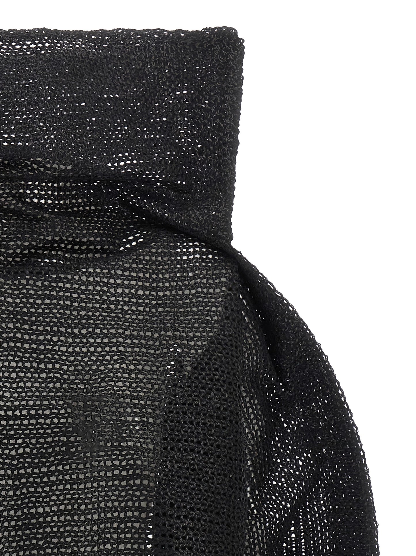 Issey Miyake Black Wool Sweatshirt