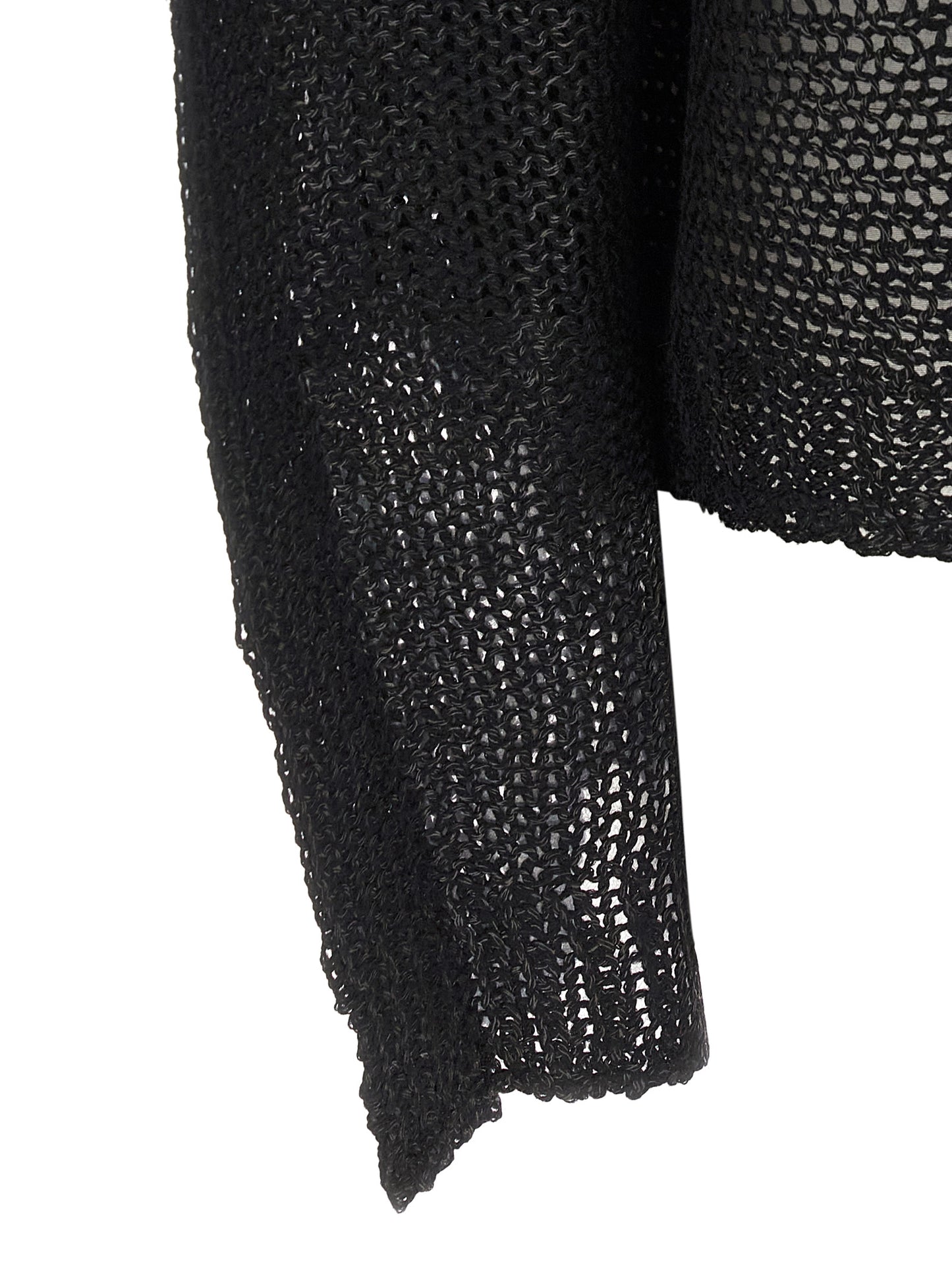 Issey Miyake Black Wool Sweatshirt