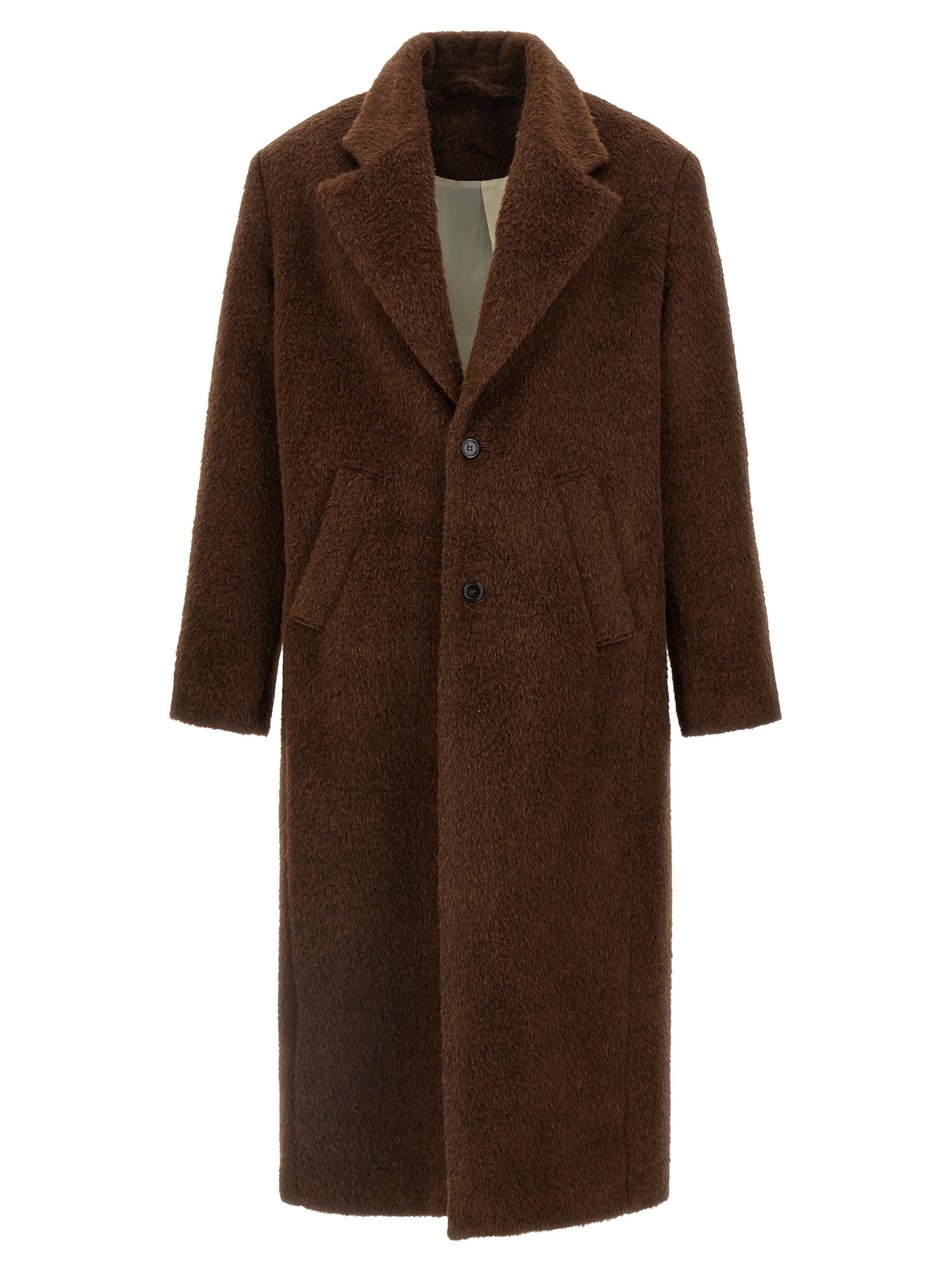 SÉFR Brown Wool Coat
