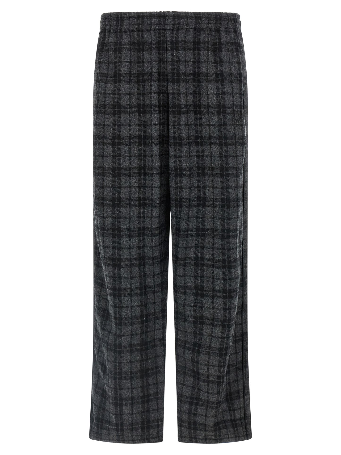 WILLY CHAVARRIA Gray Wool Casual Pants