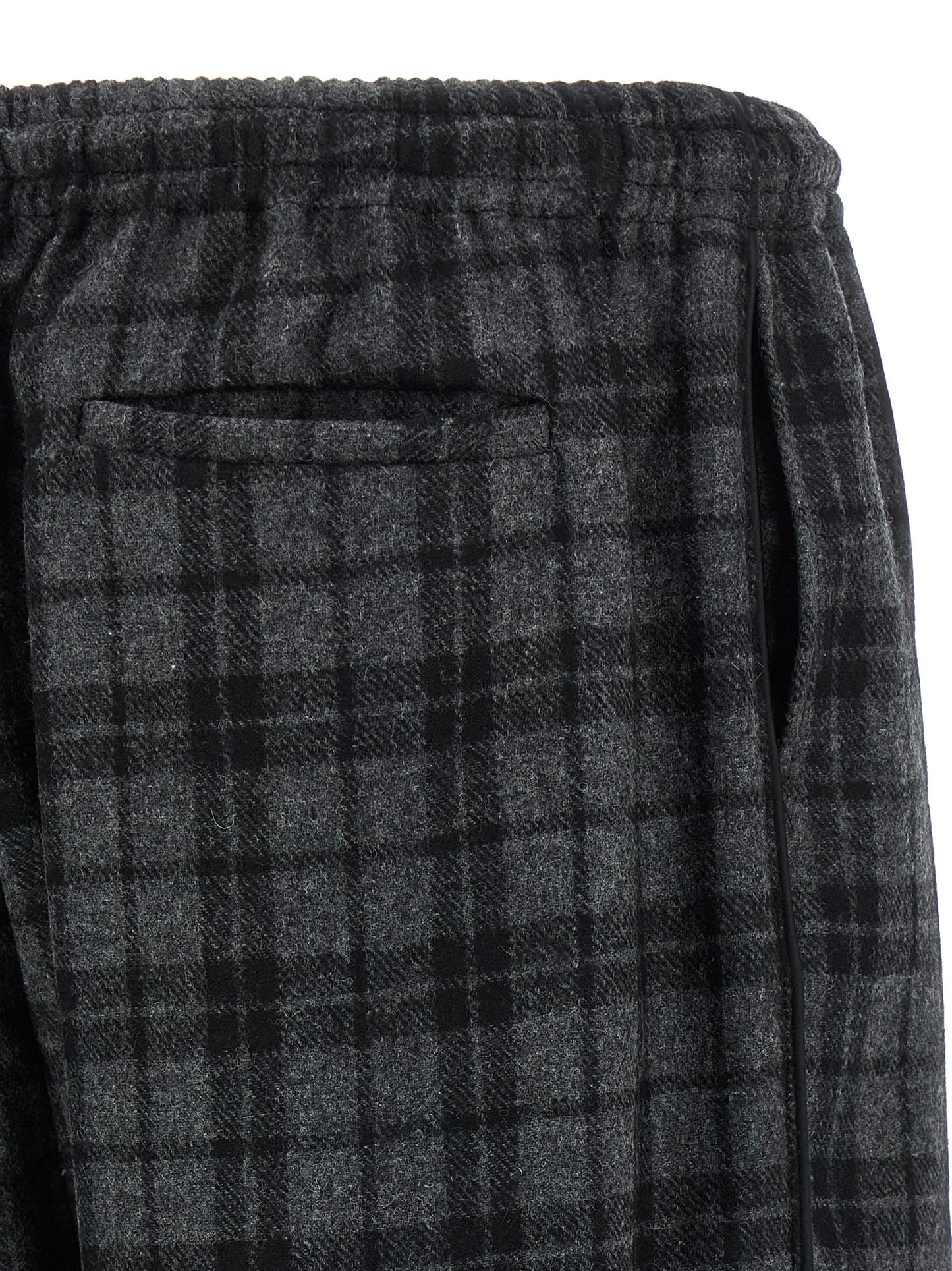 WILLY CHAVARRIA Gray Wool Casual Pants