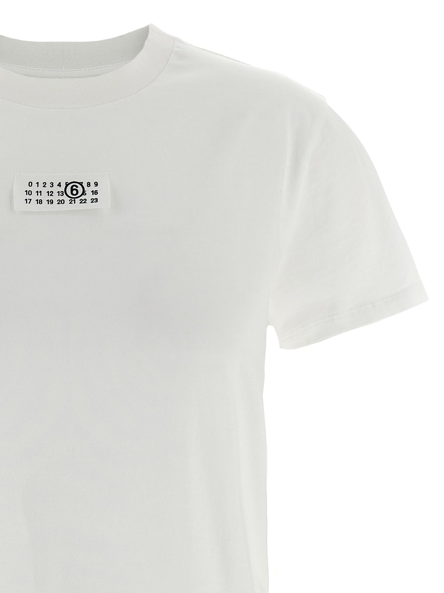 MM6 Maison Margiela White Cotton T-Shirt