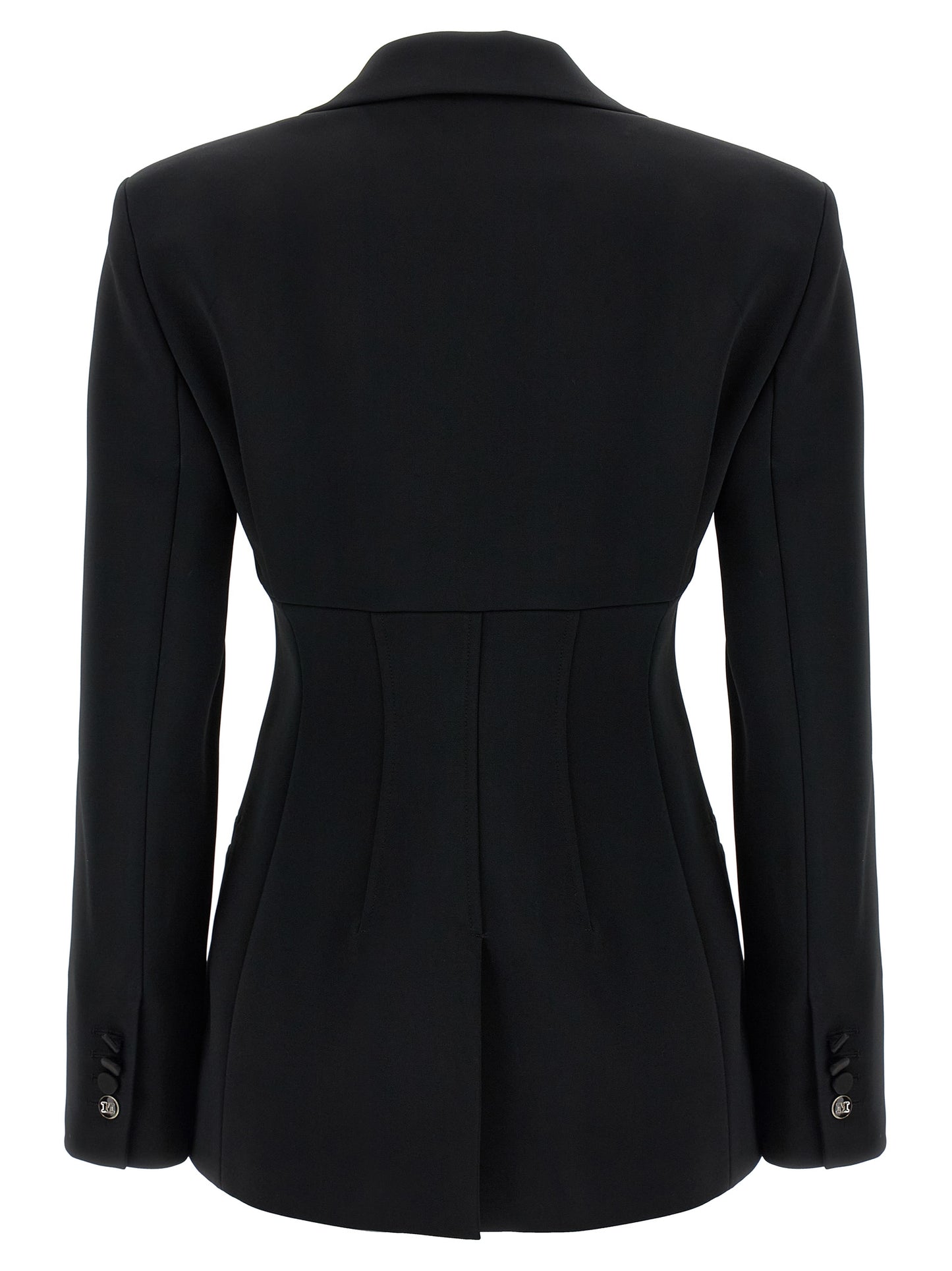Max Mara Black Viscose Blazer