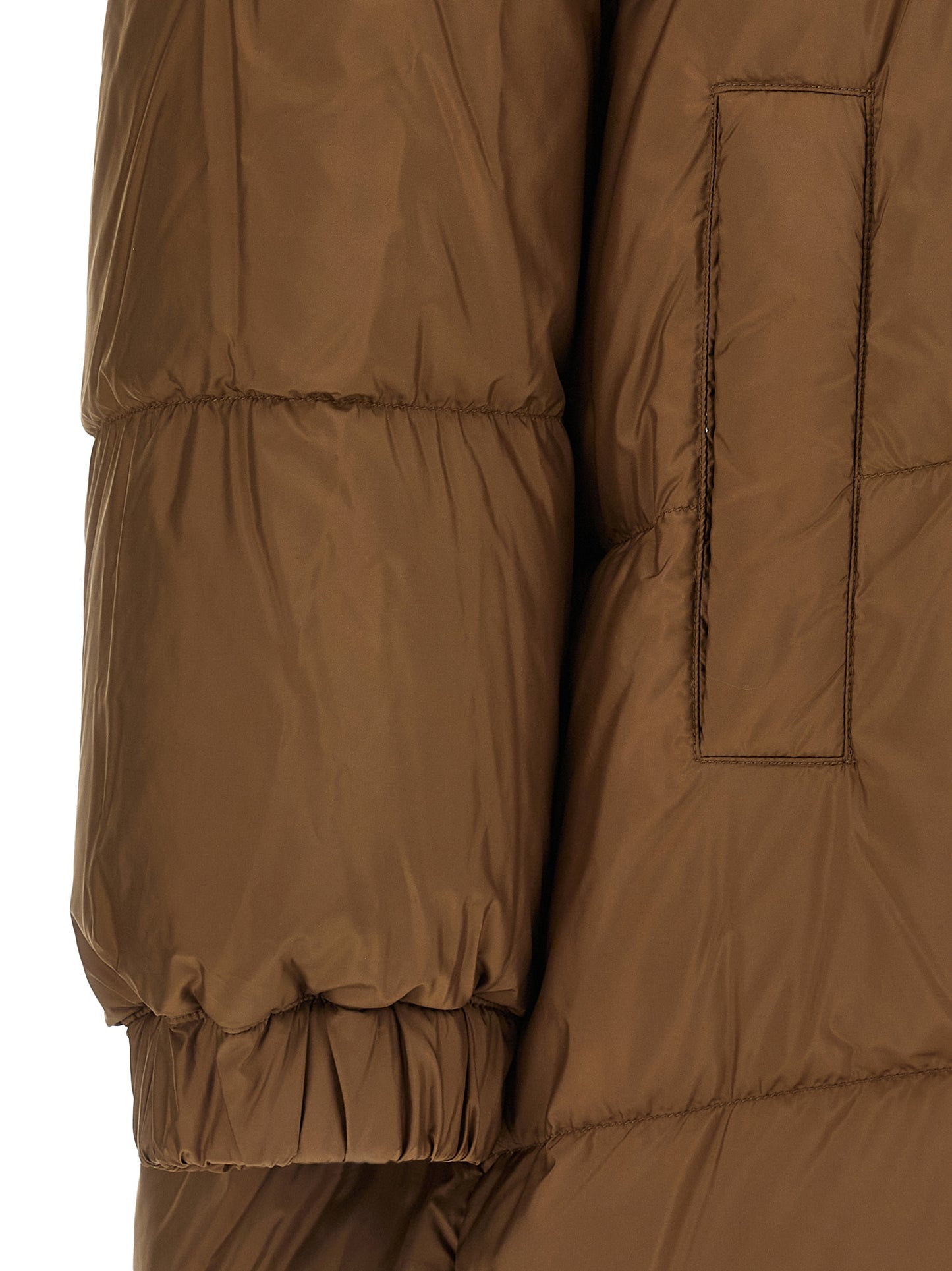 Max Mara Brown Polyester Parka
