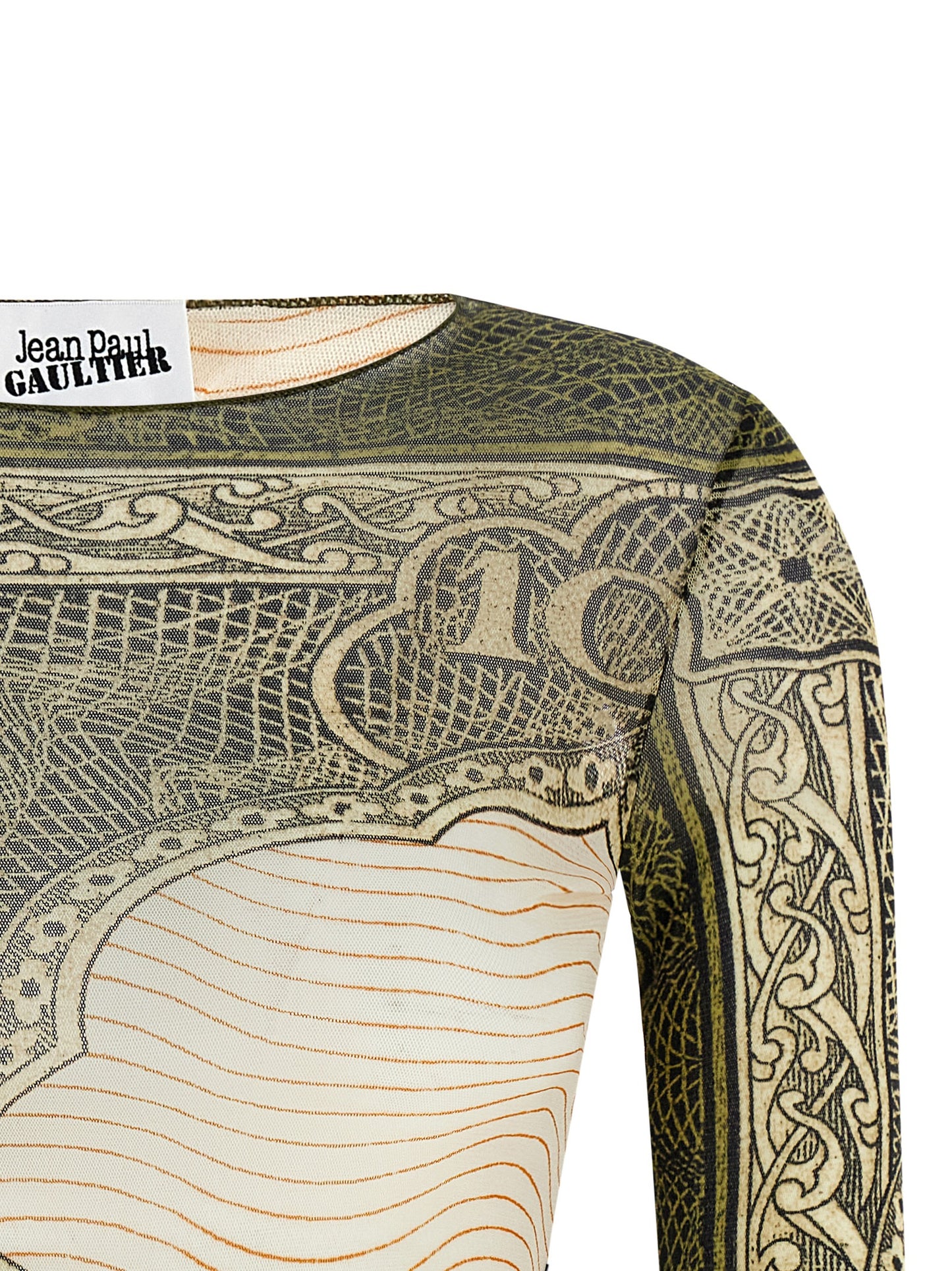 Jean Paul Gaultier Multicolor Polyamide Long Sleeve T-Shirt