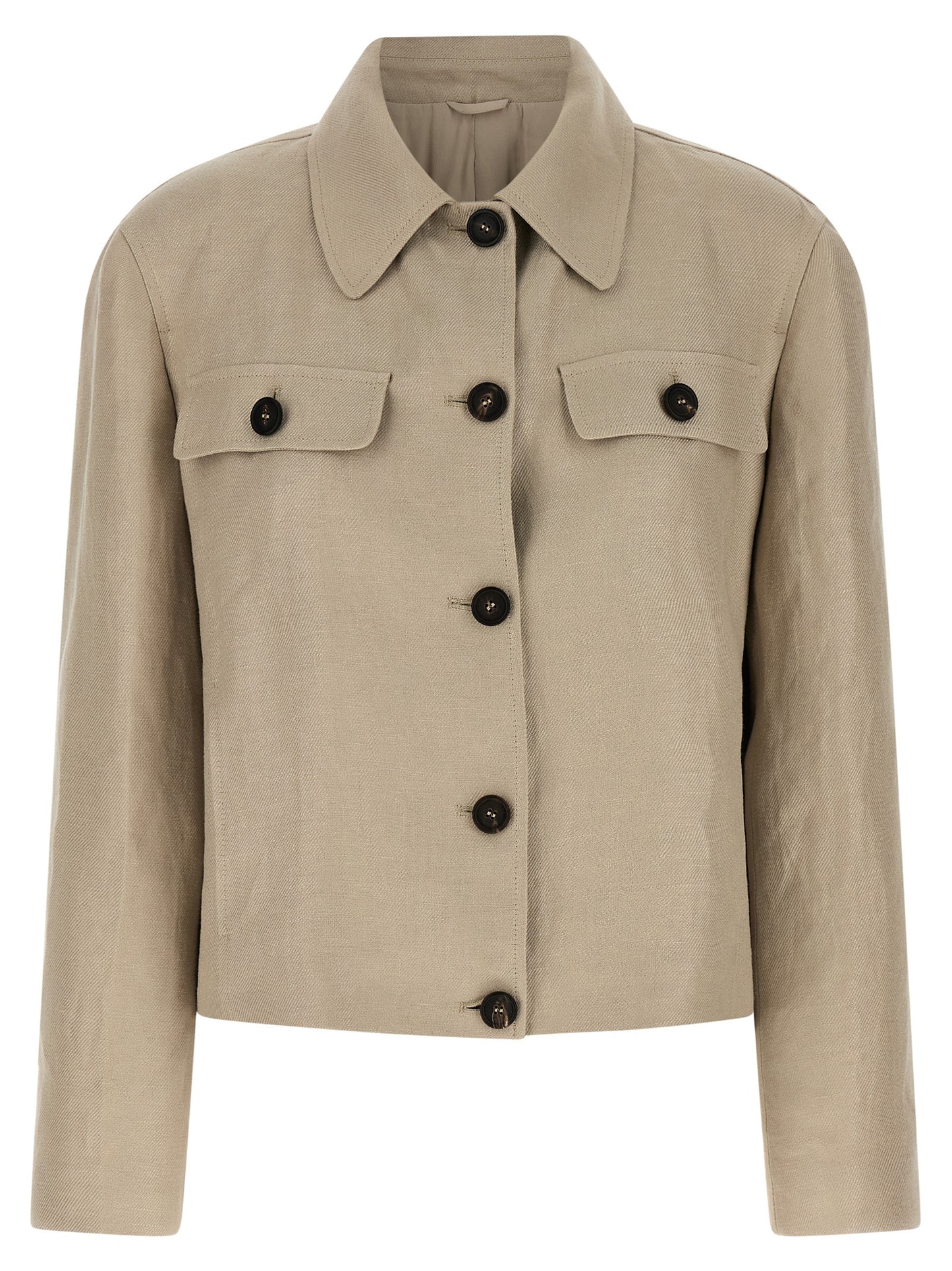 Brunello Cucinelli Beige Linen Blazer