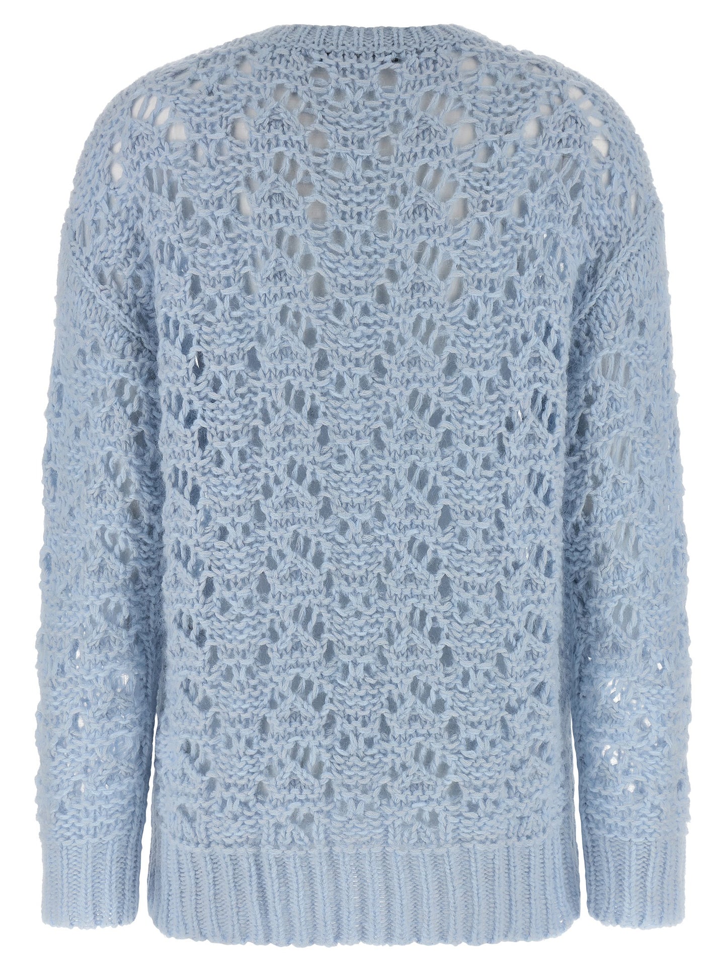 Fabiana Filippi Blue Virgin Wool Cardigan