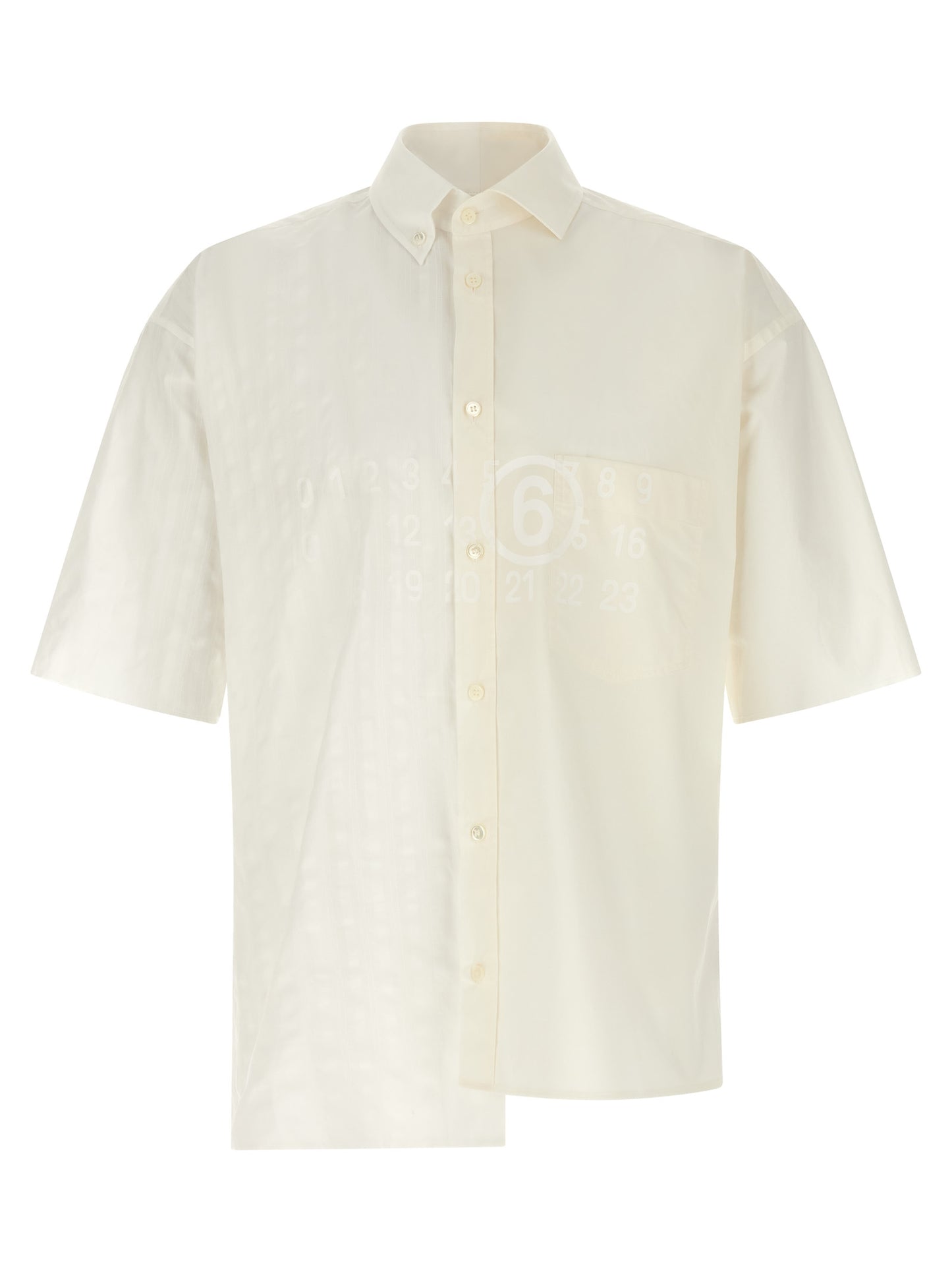 MM6 Maison Margiela White Cotton Blouse