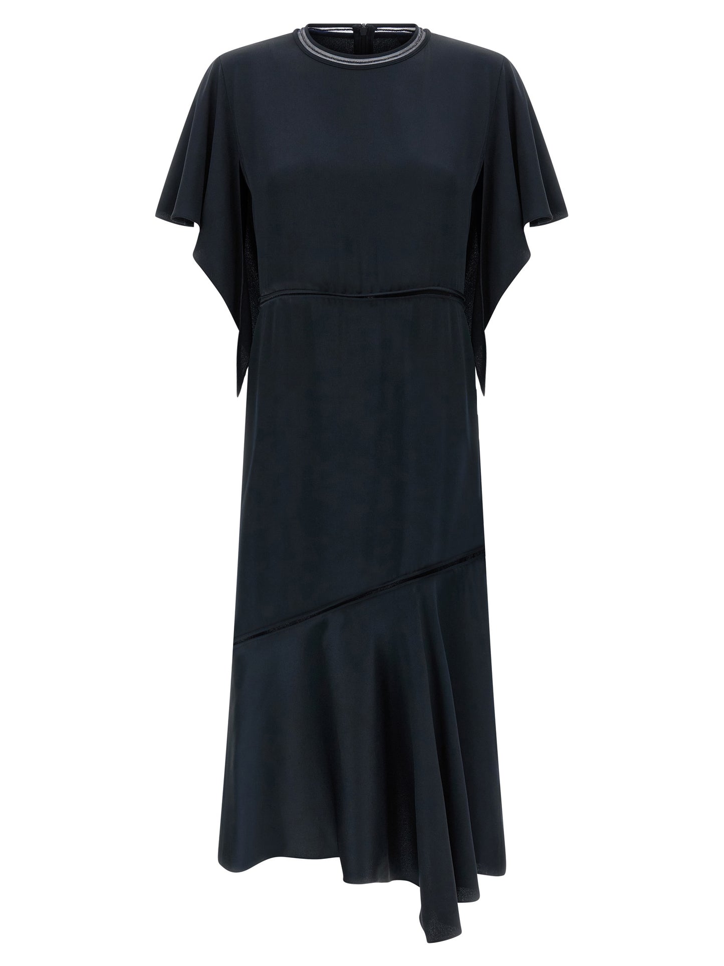 Fabiana Filippi Blue Viscose Midi Dress
