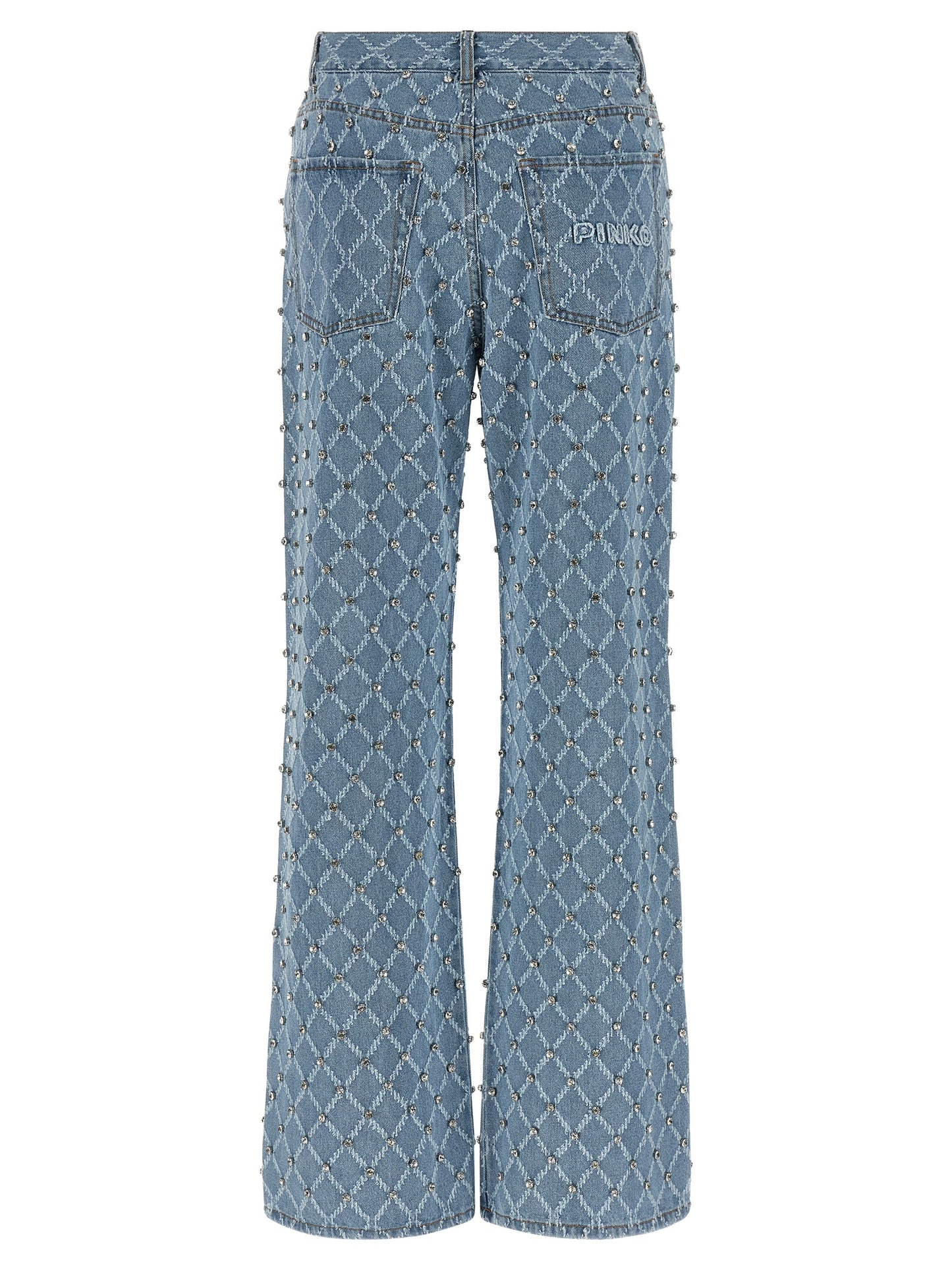 PINKO Blue Cotton Jeans Denim