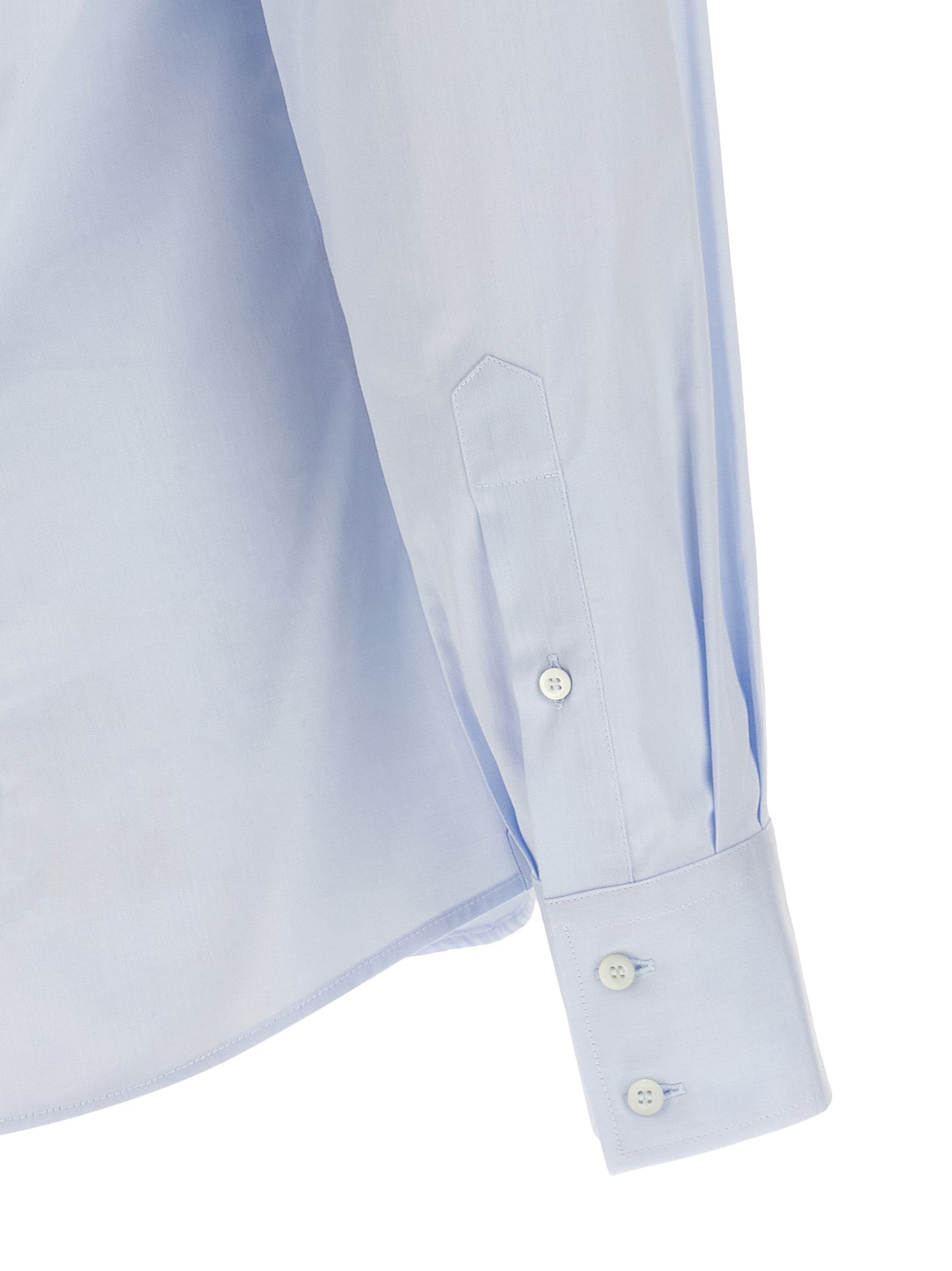 Brunello Cucinelli Blue Cotton Blouse