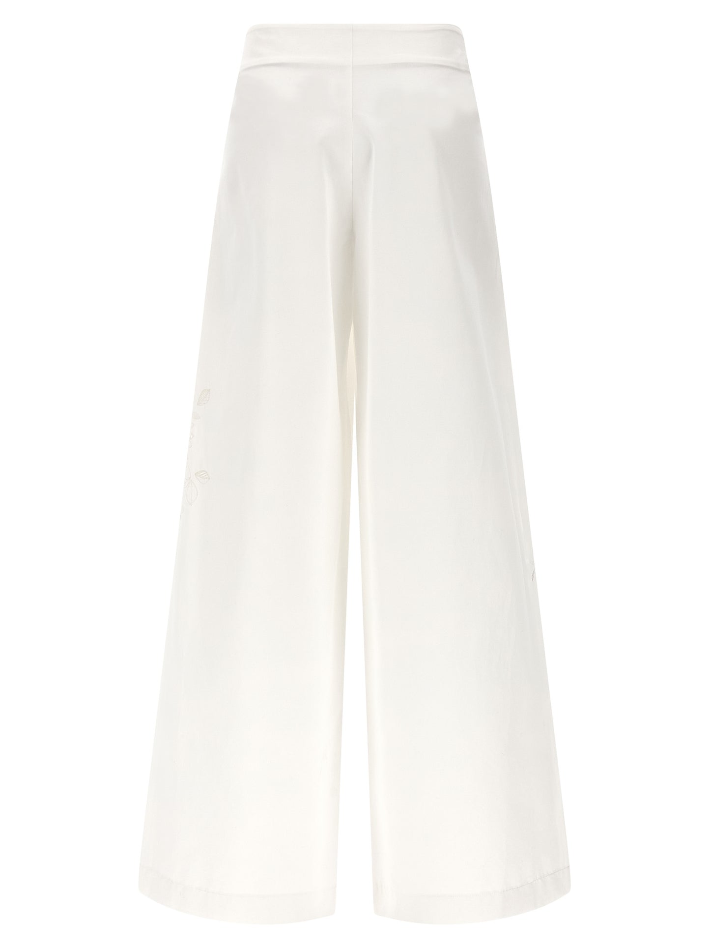Ermanno Scervino White Cotton Casual Pants