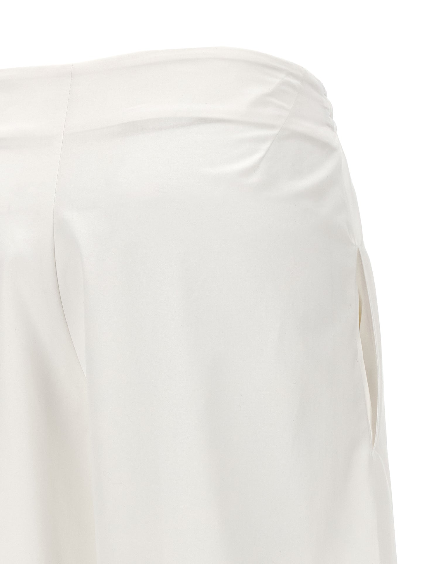 Ermanno Scervino White Cotton Casual Pants