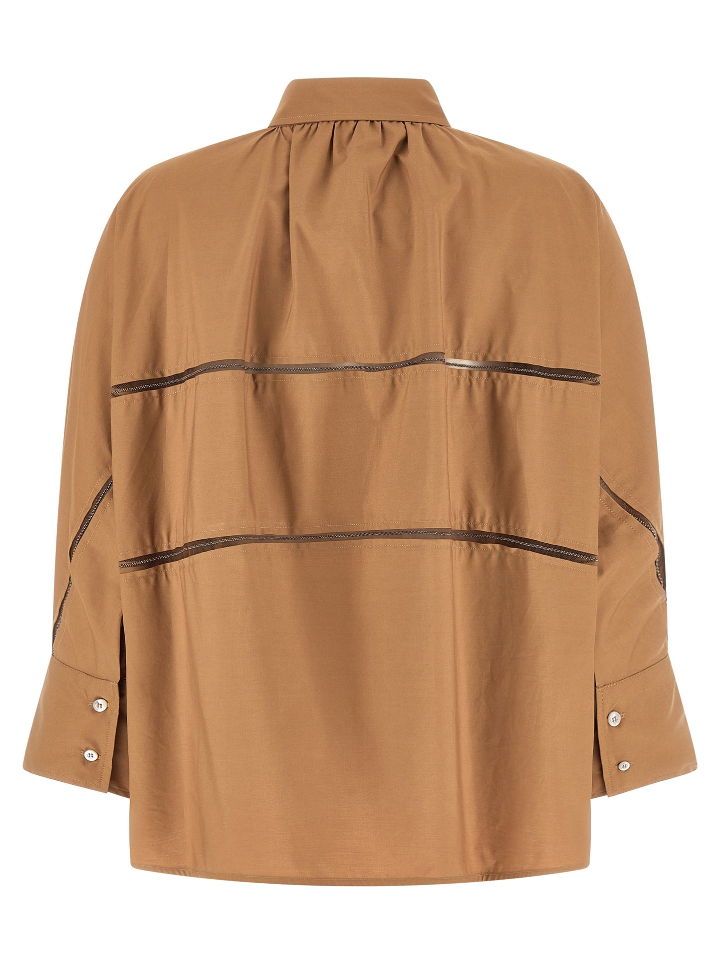 Fabiana Filippi Brown Cotton Blouse