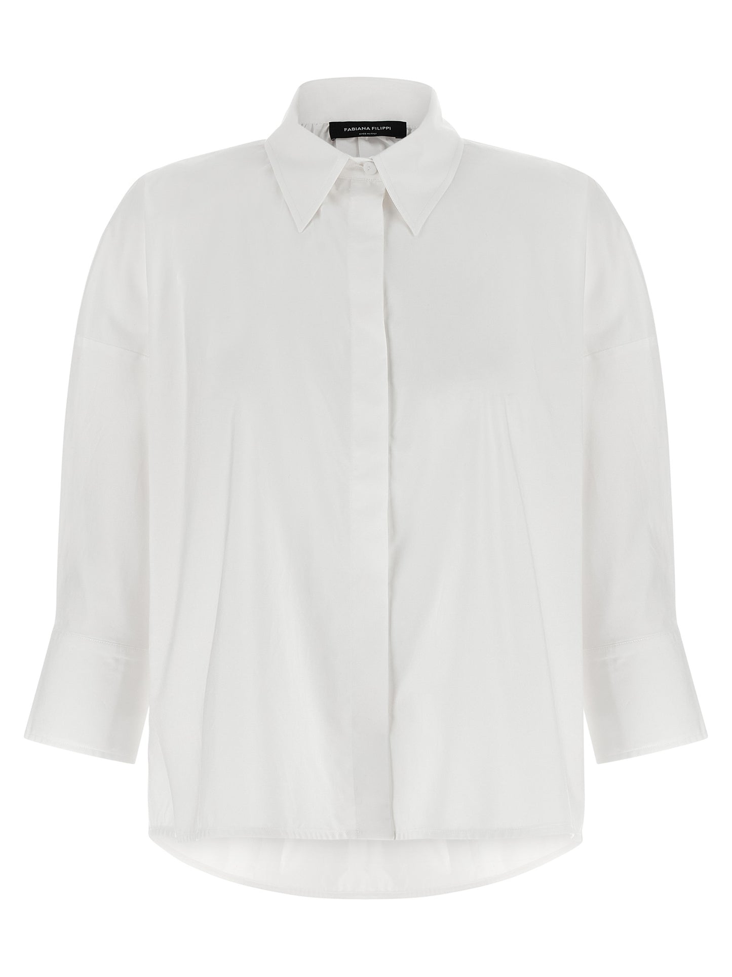 Fabiana Filippi White Cotton Blouse