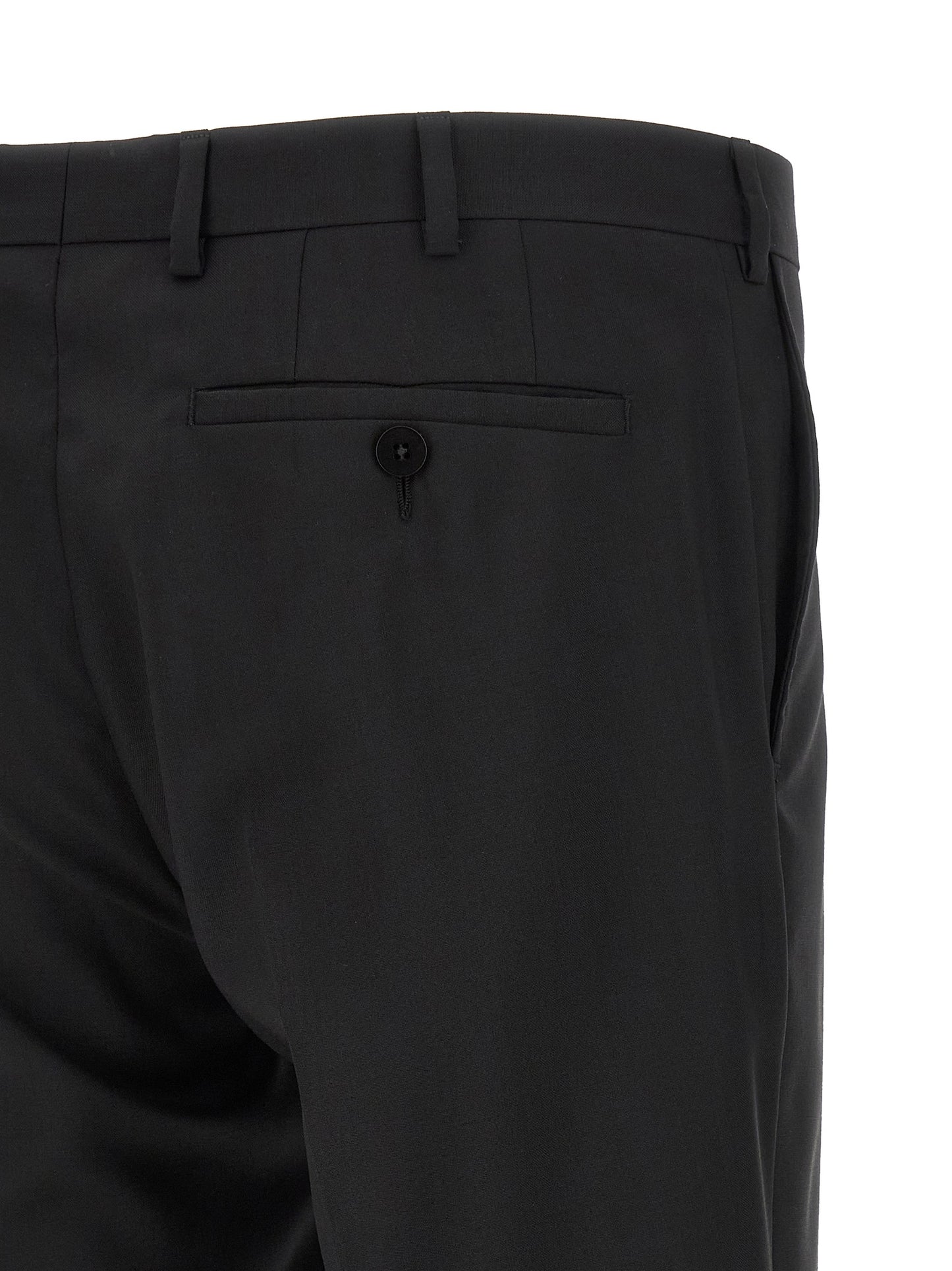 Pal Zileri Black Wool Two-Piece Suit