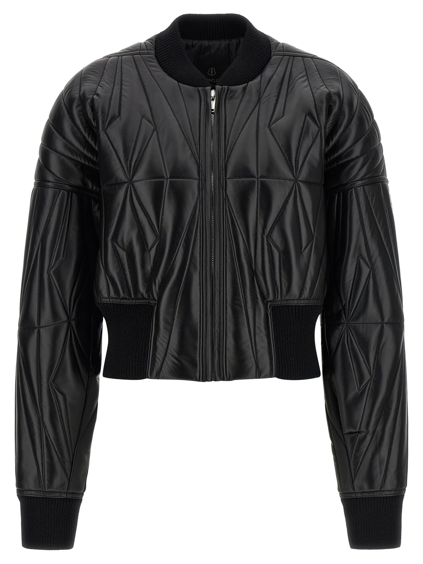 Rick Owens Black Lamb Leather Leather Jacket