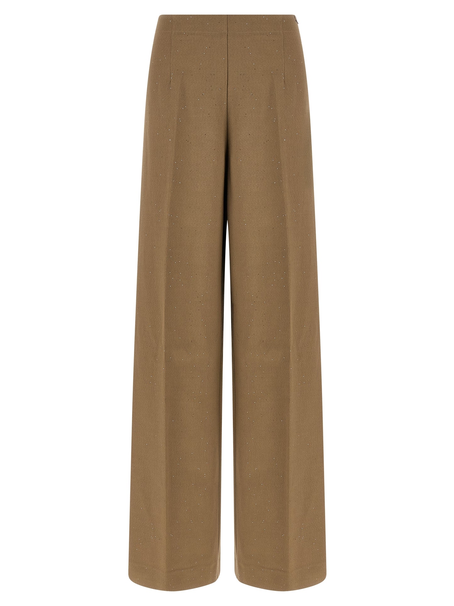 Herno Brown Viscose Casual Pants