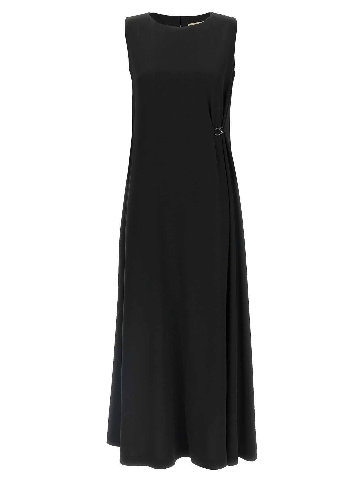 Herno Black Polyester Long Dress