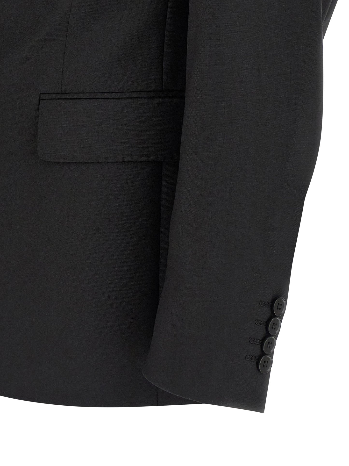 Pal Zileri Black Wool Two-Piece Suit