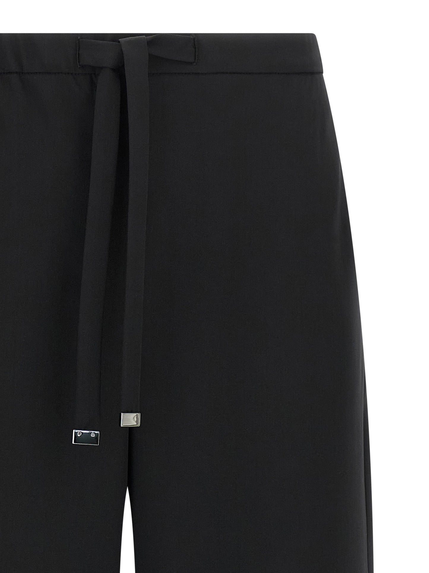 'S Max Mara Black Virgin Wool Joggers (Workout Pants)