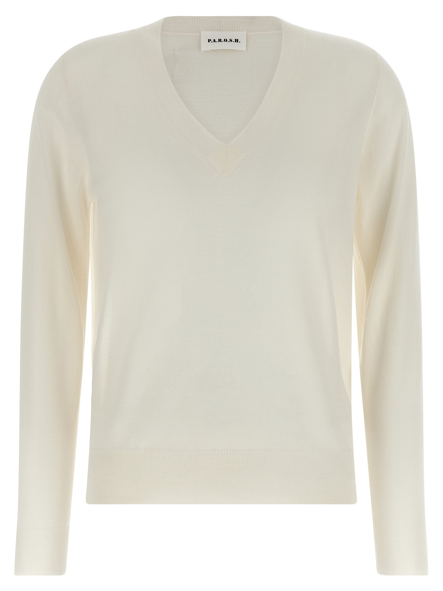 P.A.R.O.S.H. White Wool Cardigan