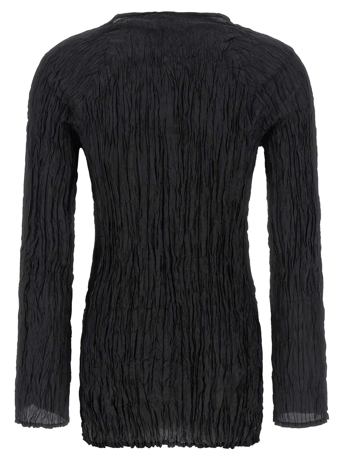 P.A.R.O.S.H. Black Silk Blouse