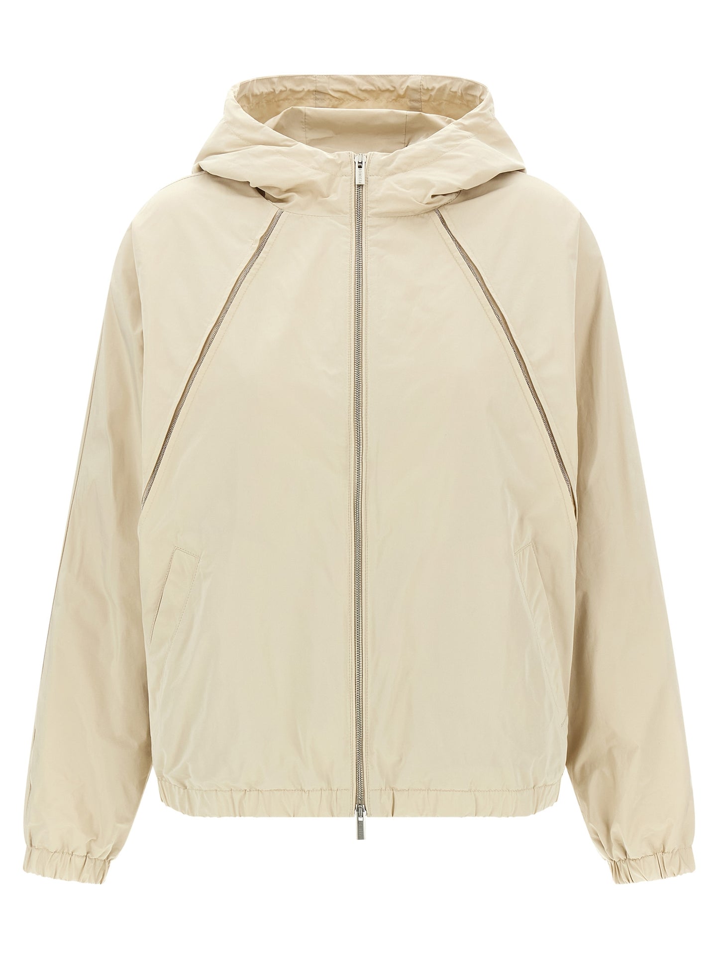 Peserico Beige Polyester Shell Jacket