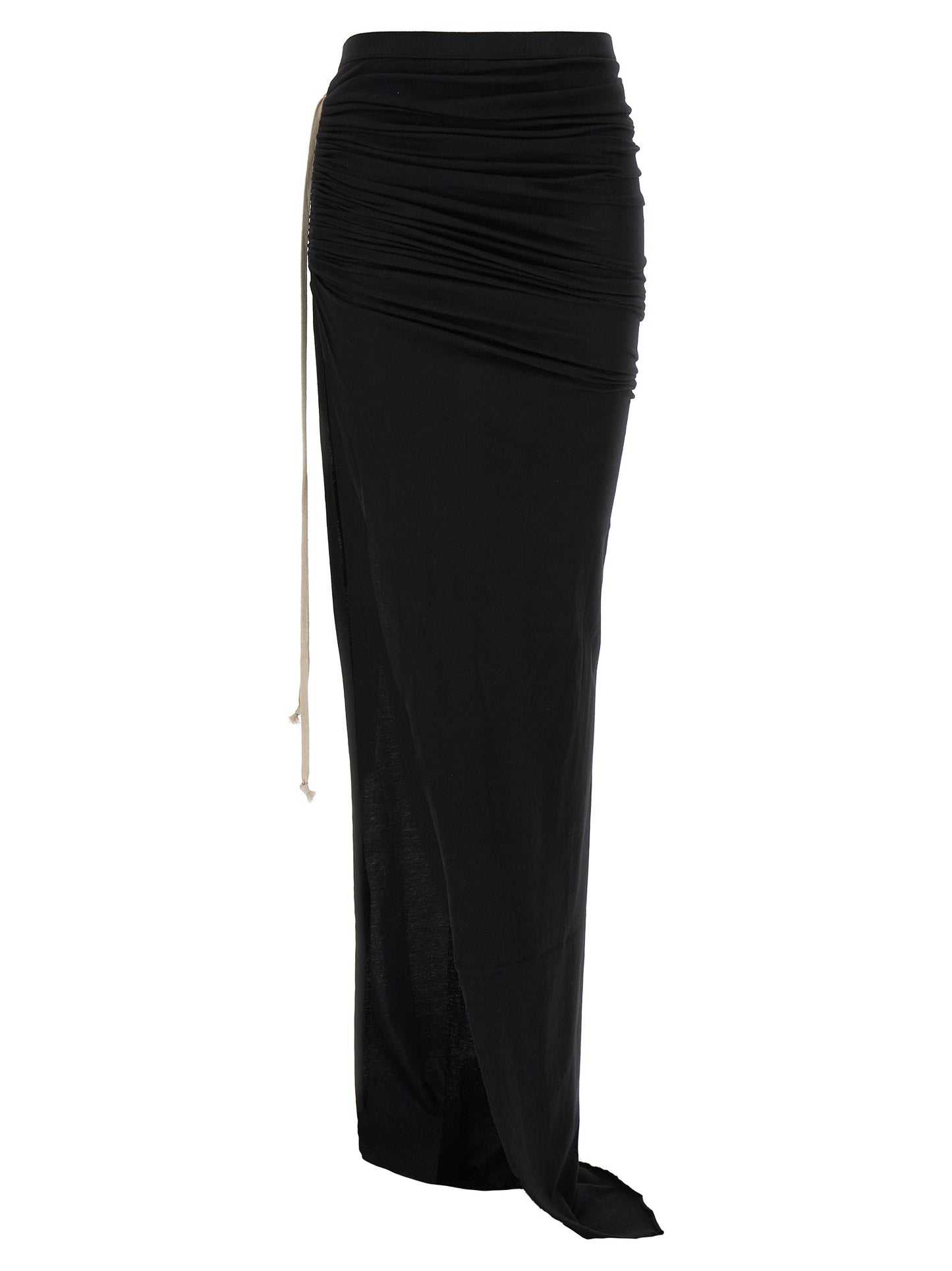 DRKSHDW Black Cotton Mini Skirt