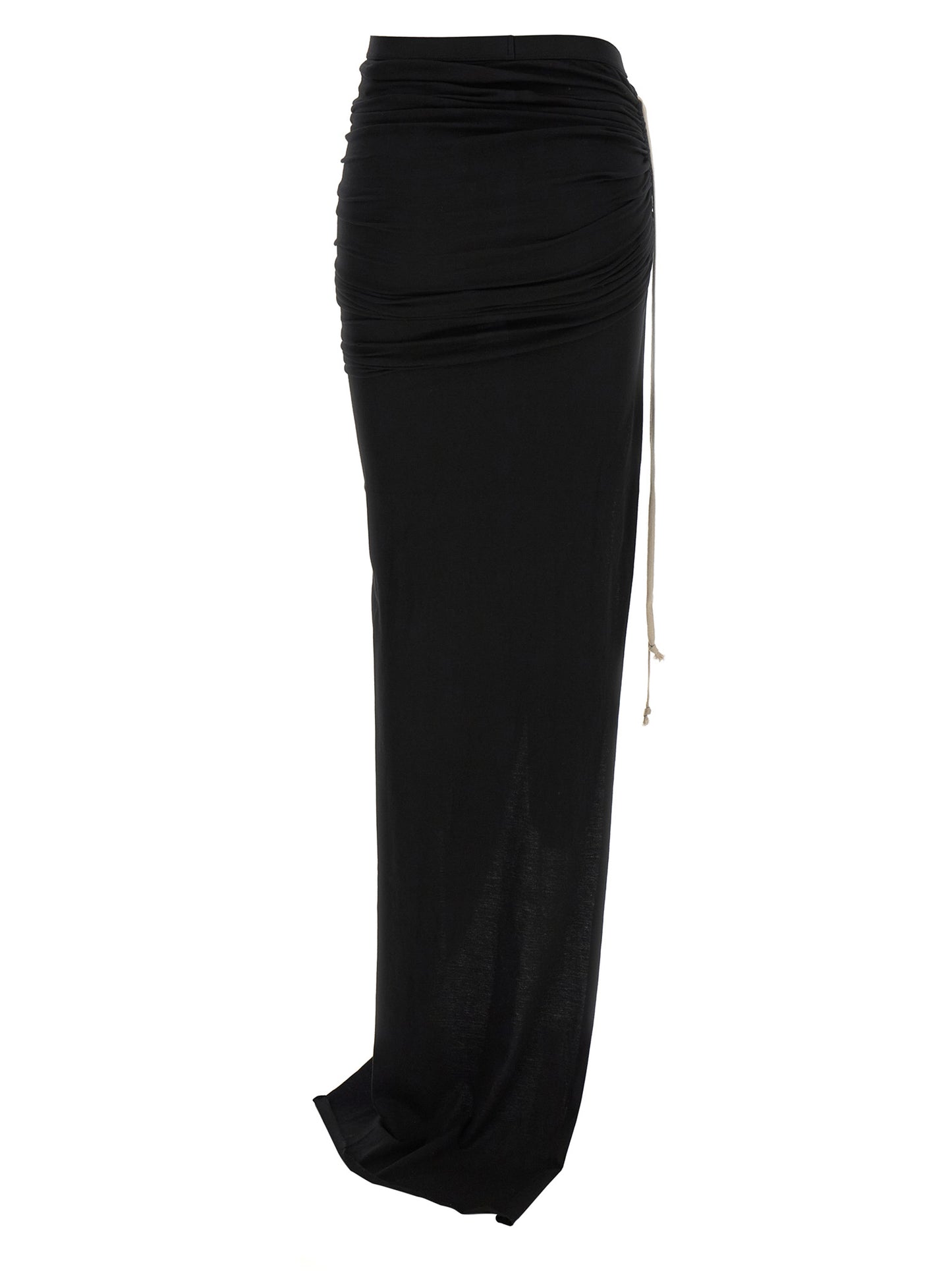 DRKSHDW Black Cotton Mini Skirt