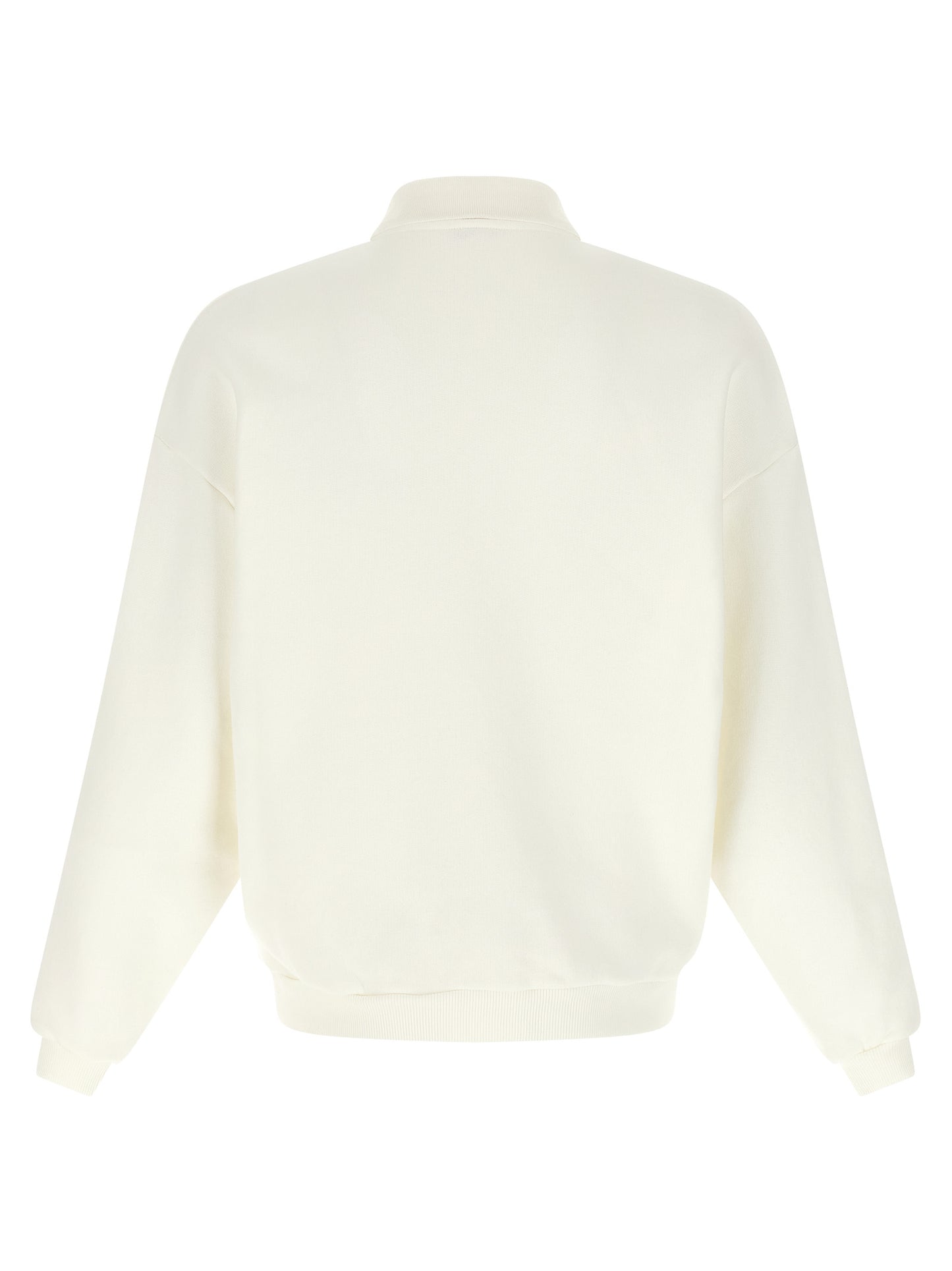 Autry White Cotton Sweatshirt