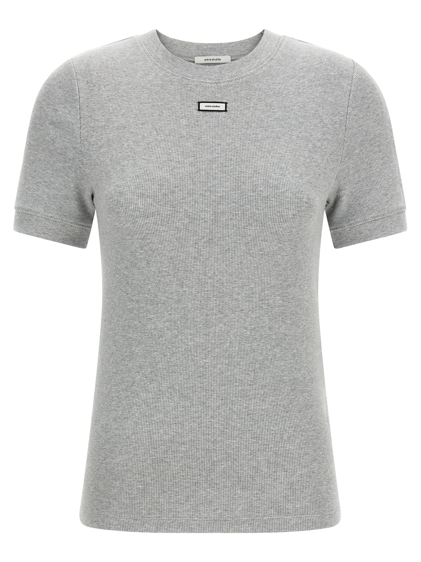 Entire Studios Gray Cotton T-Shirt