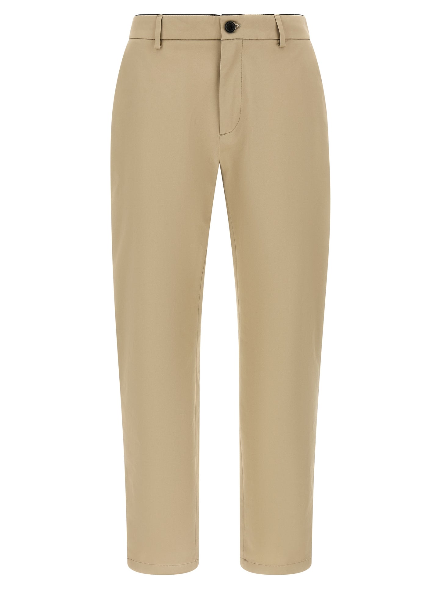 Department 5 Beige Cotton Cropped Pants