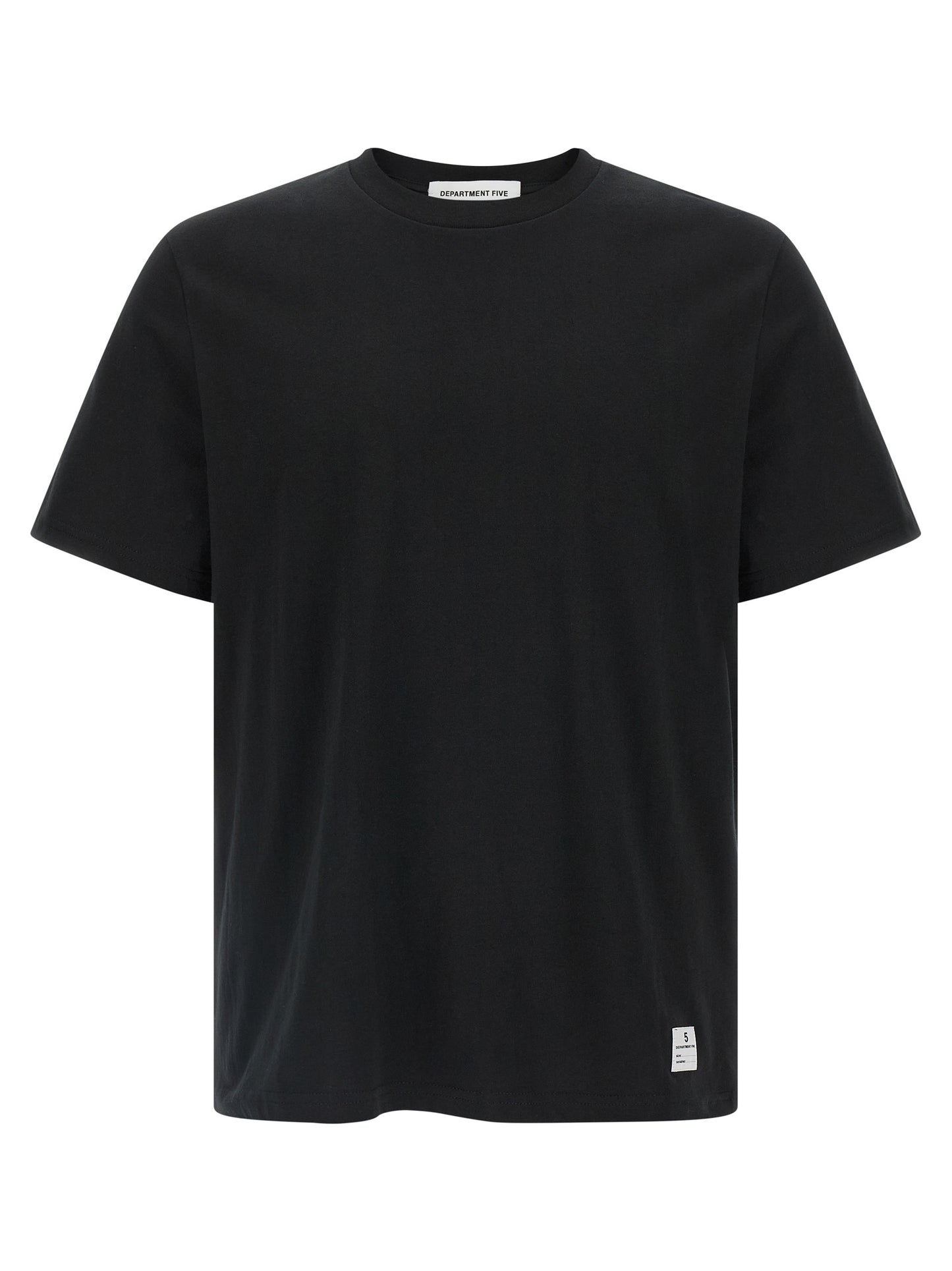 Department 5 Black Organic Cotton T-Shirt