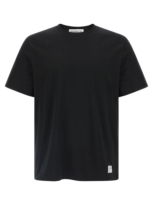 Department 5 Black Organic Cotton T-Shirt