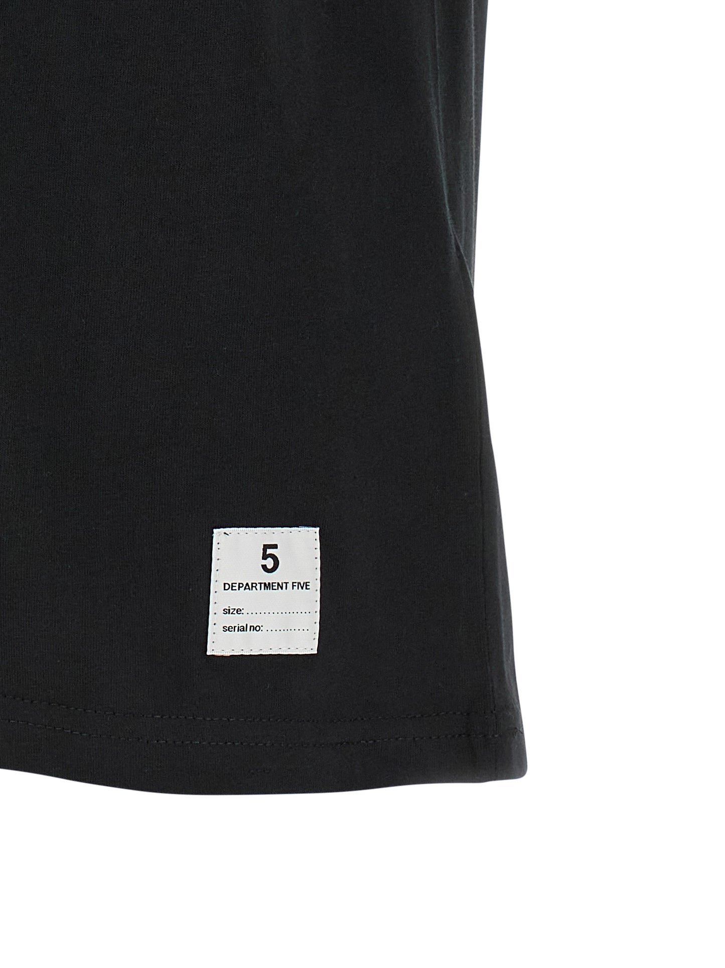 Department 5 Black Organic Cotton T-Shirt