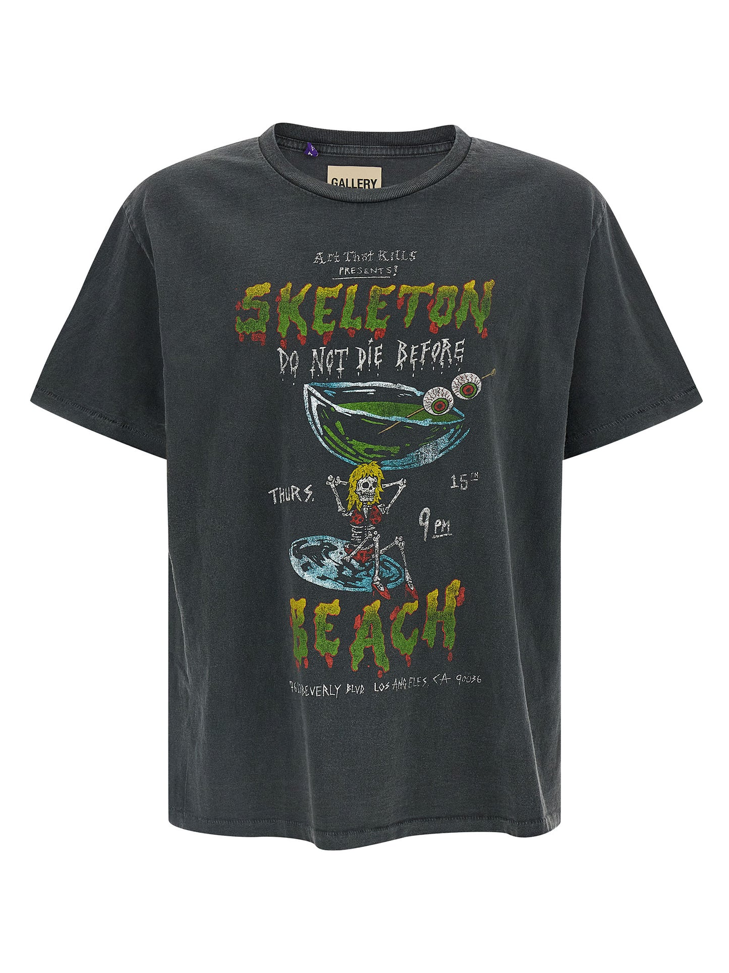 GALLERY DEPT. Black Cotton T-Shirt