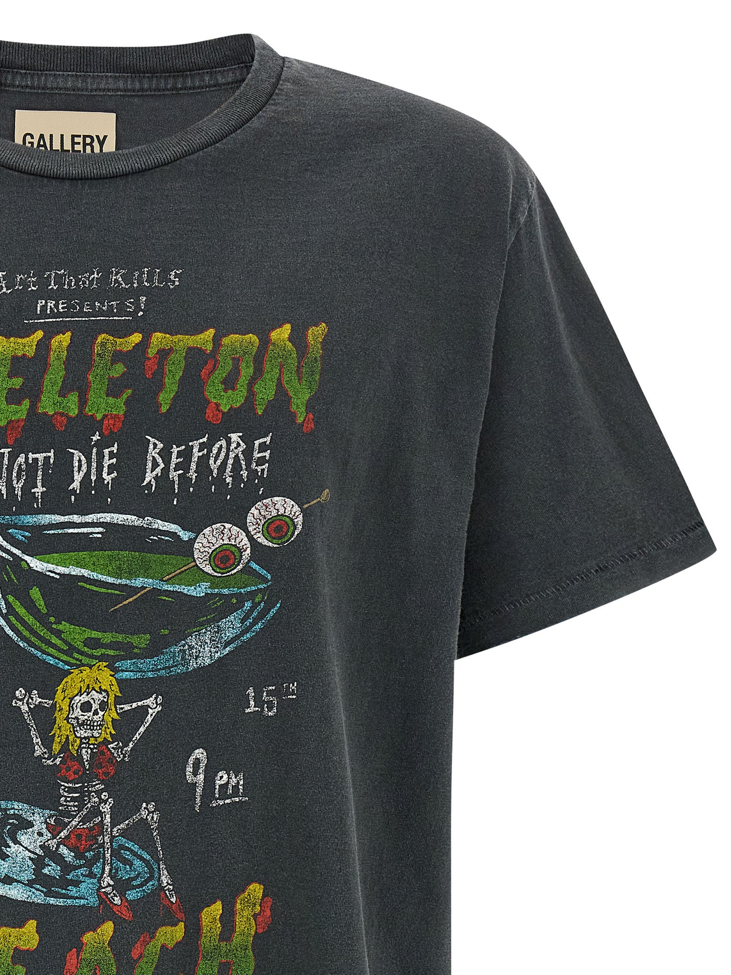 GALLERY DEPT. Black Cotton T-Shirt