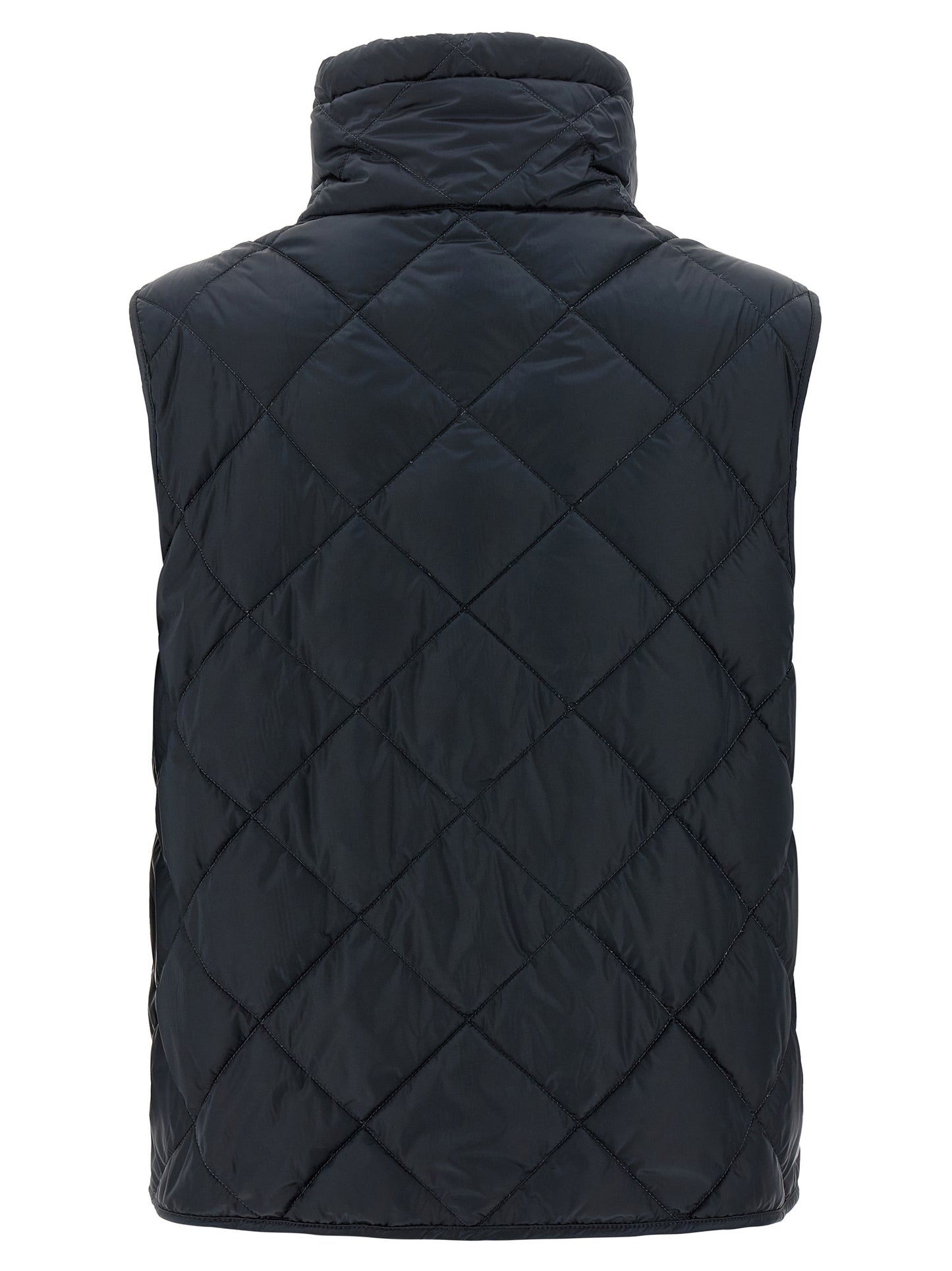 Max Mara Blue Polyamide Sleeveless Jacket