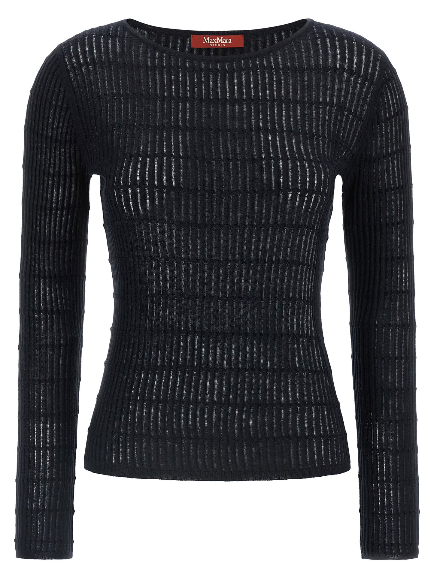 Max Mara Blue Silk Cardigan
