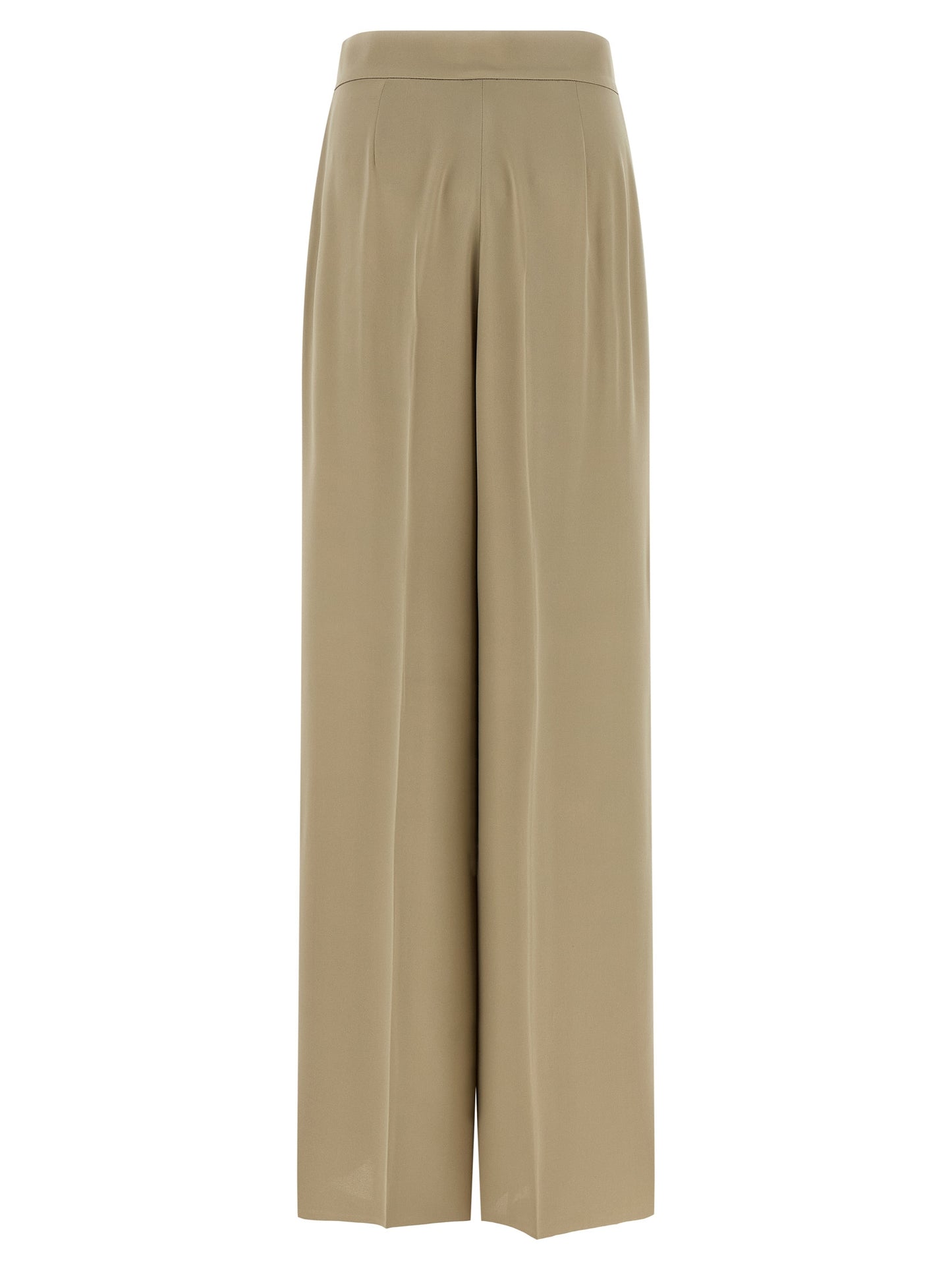 Max Mara Beige Silk Dress Pants
